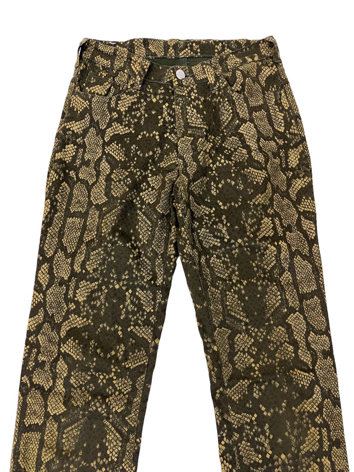 Hysteric Glamour 🇯🇵Japanese Brand Cimarron Python Full print Pants Size US 26 / EU 42 - 8 Thumbnail