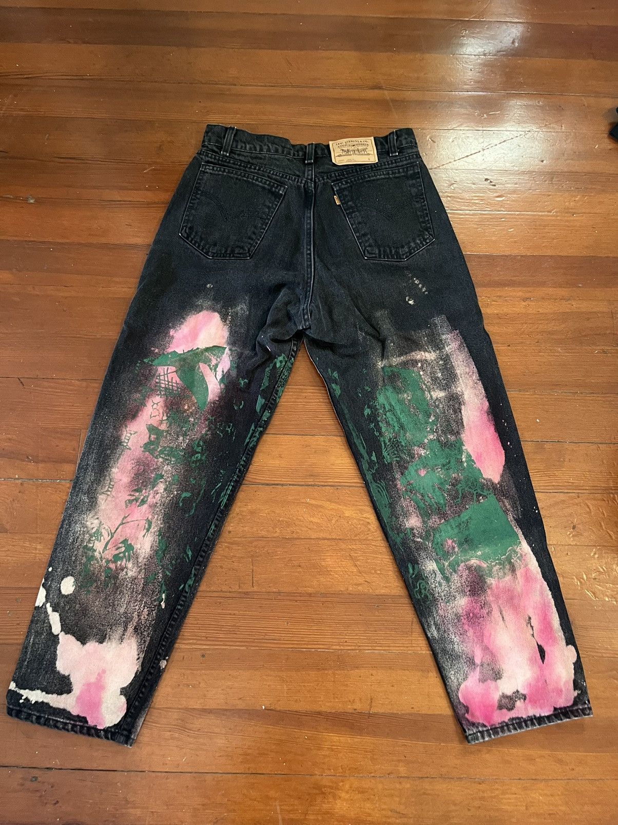 Levi's × Levi's Made & Crafted × Levi's Vintage Clothing Hand Painted Olivia Krause Levi’s Size US 30 / EU 46 - 3 Thumbnail