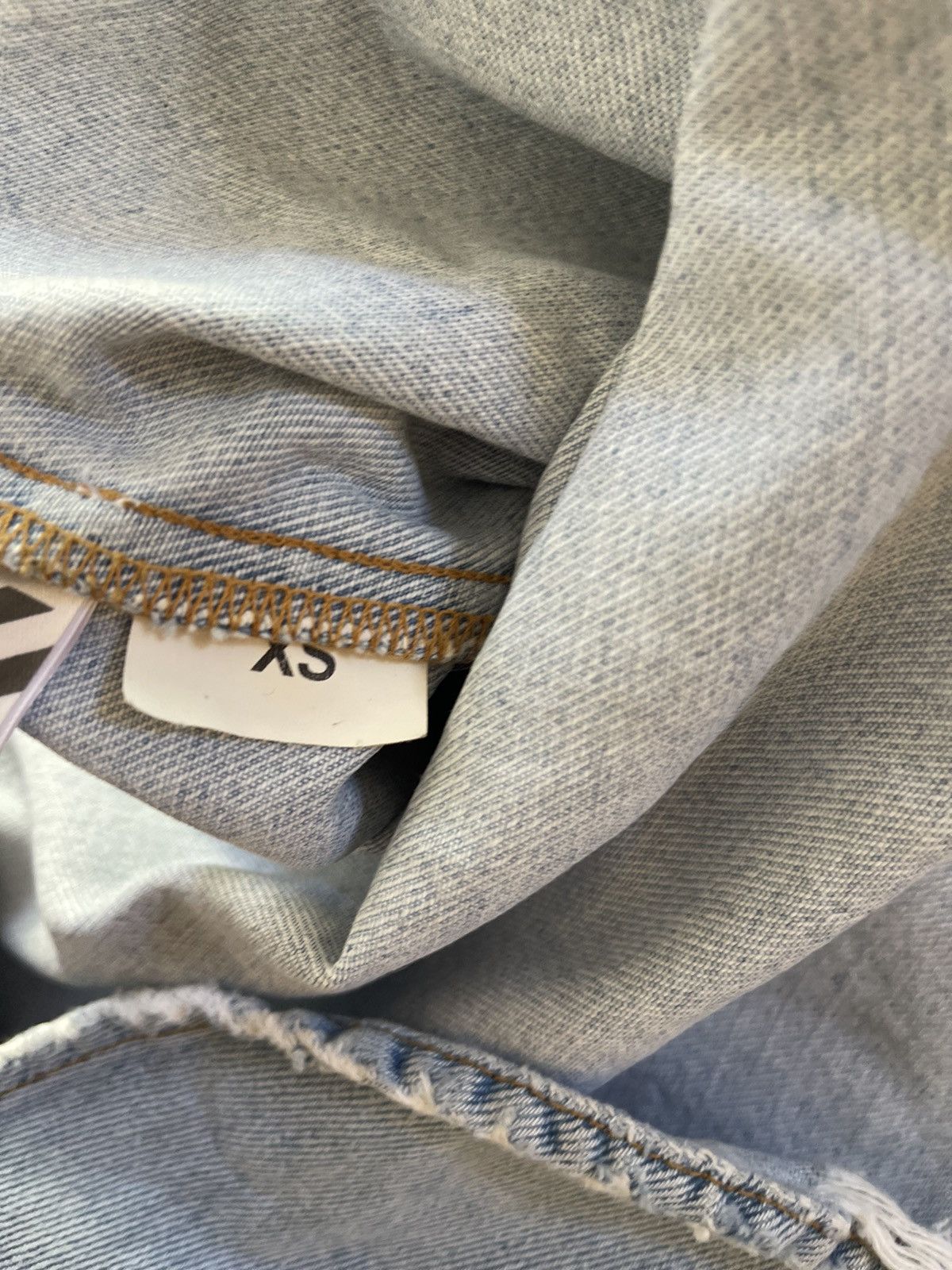 Off-White Off white denim temperature diagonal jacket Size US S / EU 44-46 / 1 - 13 Thumbnail