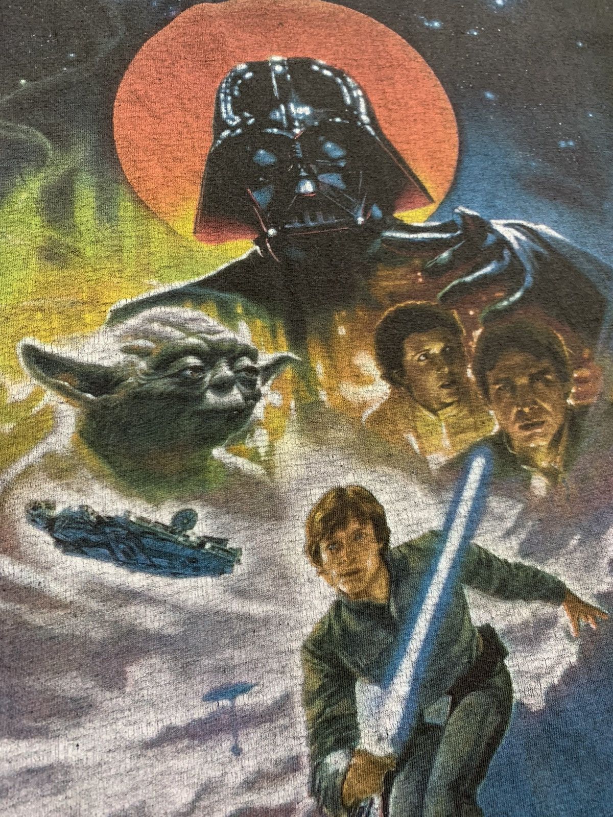 Vintage Vintage Star Wars A New Hope Episode T-Shirt Size US XL / EU 56 / 4 - 7 Thumbnail