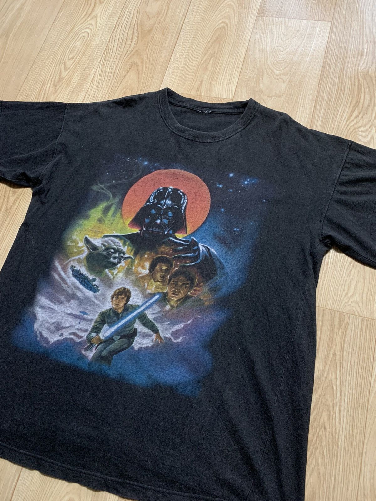 Vintage Vintage Star Wars A New Hope Episode T-Shirt Size US XL / EU 56 / 4 - 2 Thumbnail