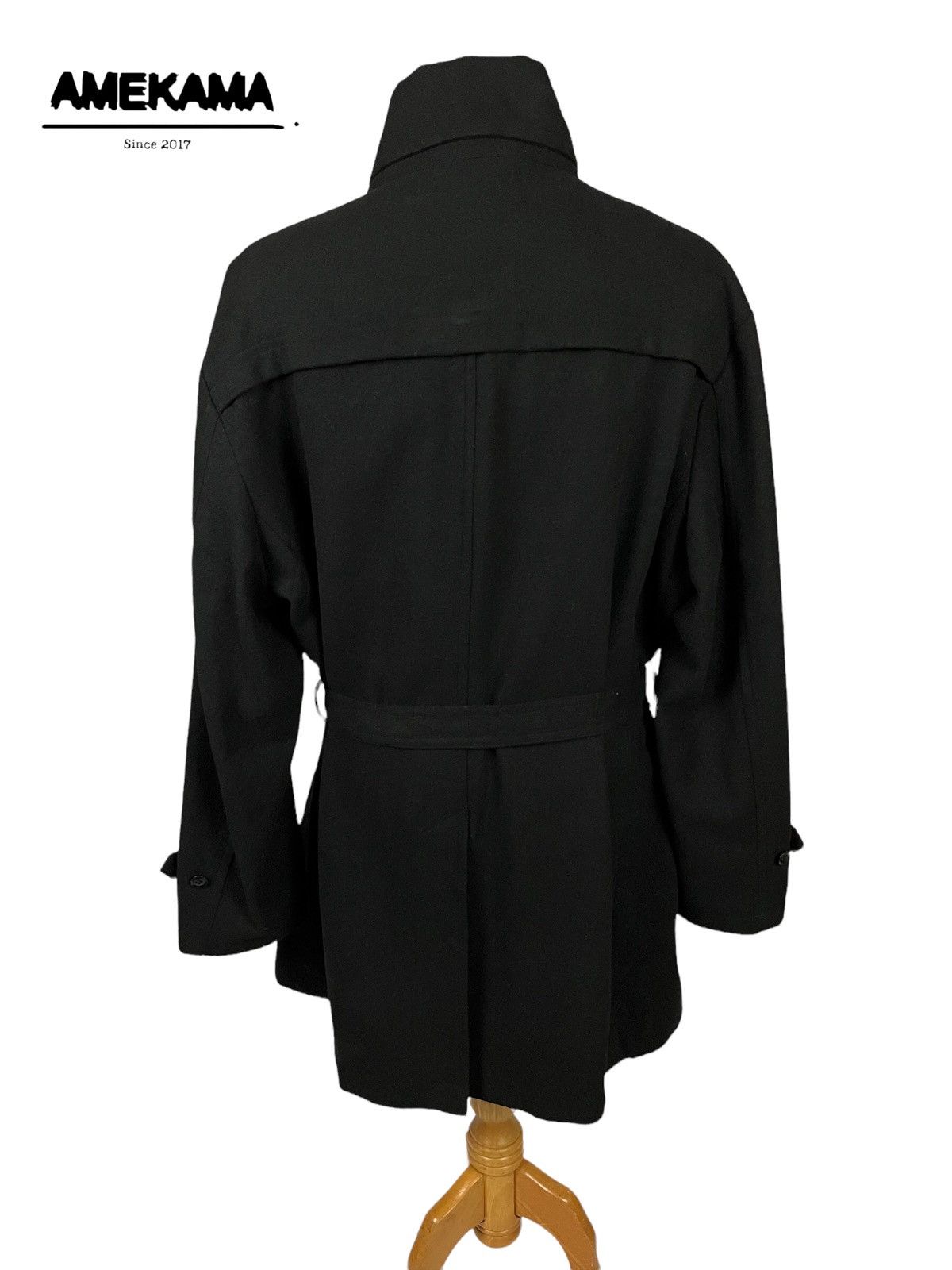 Issey Miyake 🇯🇵 TETE HOMME ISSEY MIYAKE BY KAZUTAKA KATO LONG COAT Size US XL / EU 56 / 4 - 4 Thumbnail