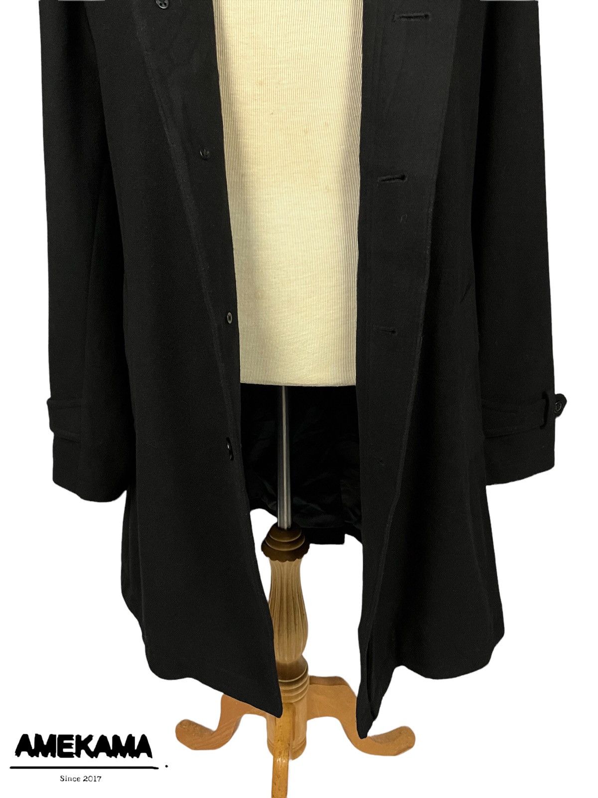 Issey Miyake 🇯🇵 TETE HOMME ISSEY MIYAKE BY KAZUTAKA KATO LONG COAT Size US XL / EU 56 / 4 - 8 Thumbnail