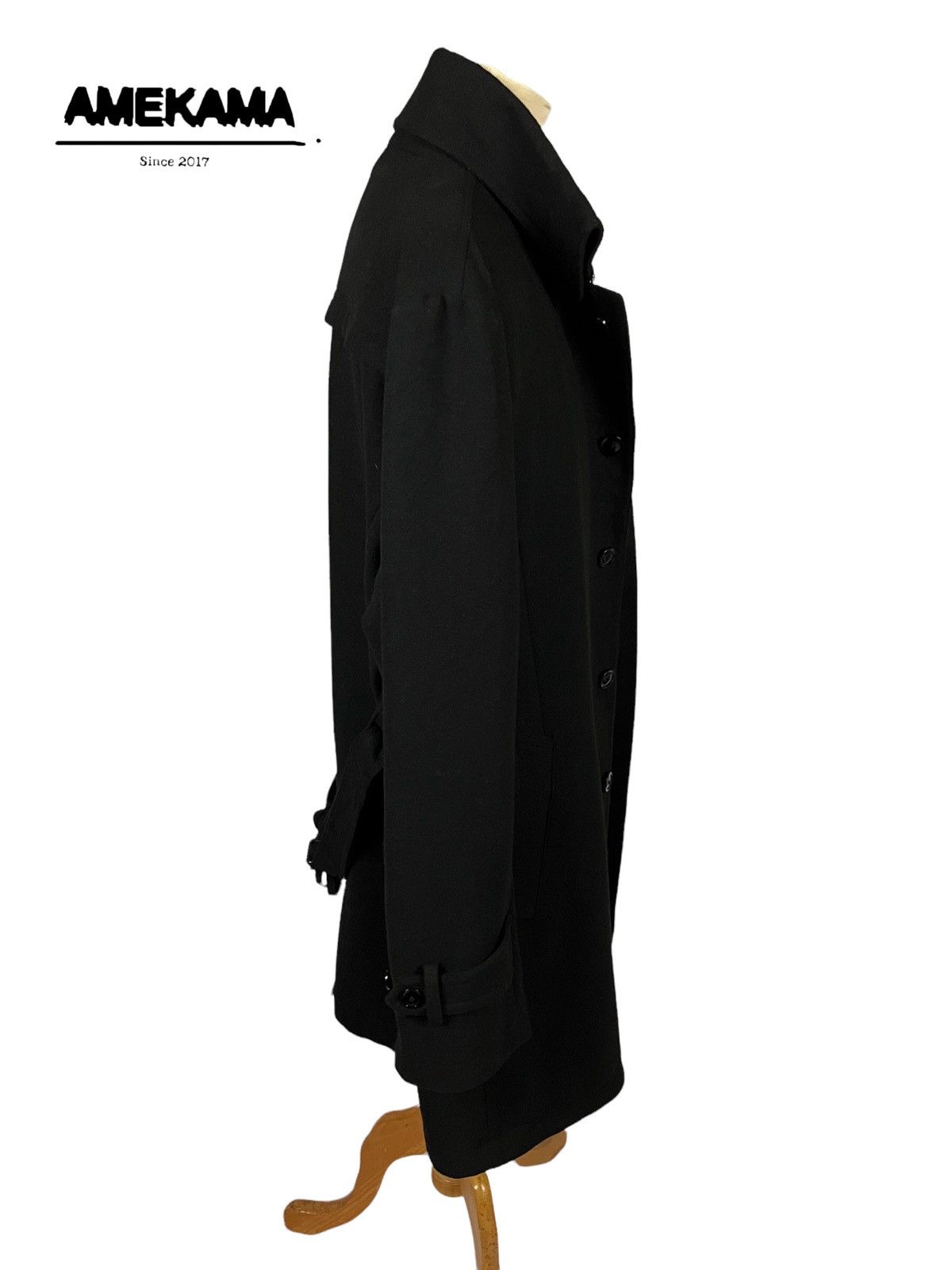 Issey Miyake 🇯🇵 TETE HOMME ISSEY MIYAKE BY KAZUTAKA KATO LONG COAT Size US XL / EU 56 / 4 - 9 Thumbnail