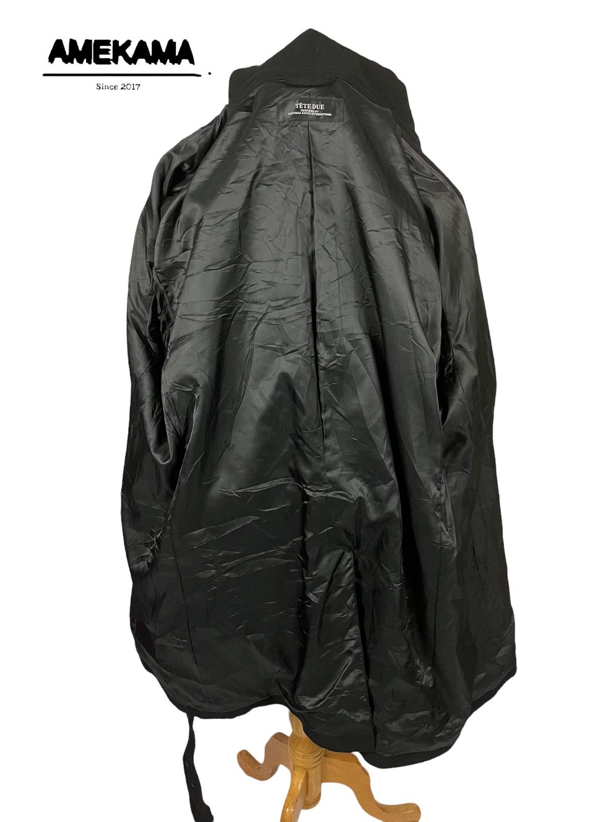 Issey Miyake 🇯🇵 TETE HOMME ISSEY MIYAKE BY KAZUTAKA KATO LONG COAT Size US XL / EU 56 / 4 - 13 Thumbnail