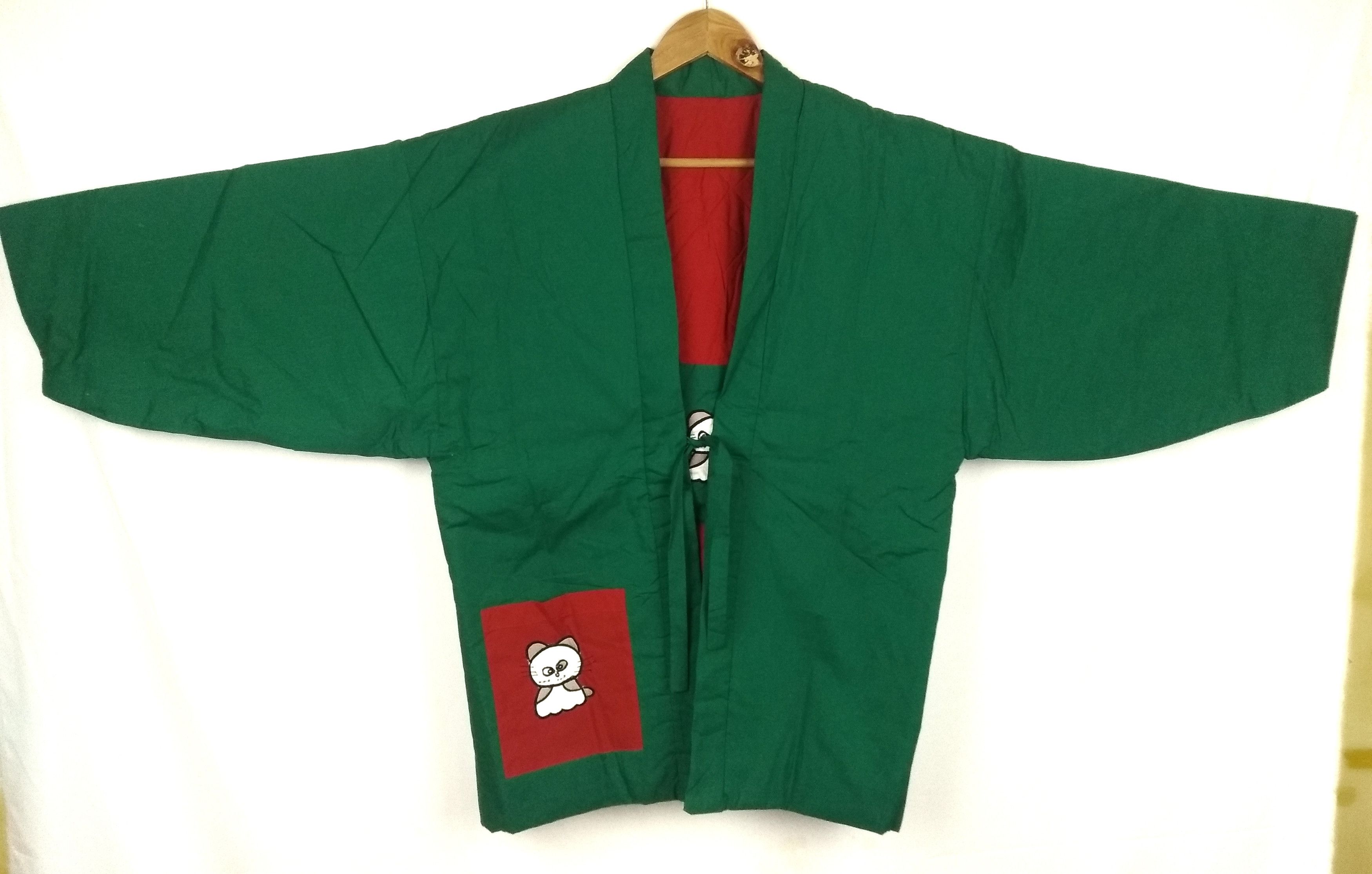 Japanese Brand × Vintage Vintage Japanese Traditional kimono cute cat Jacket Size US L / EU 52-54 / 3 - 2 Thumbnail