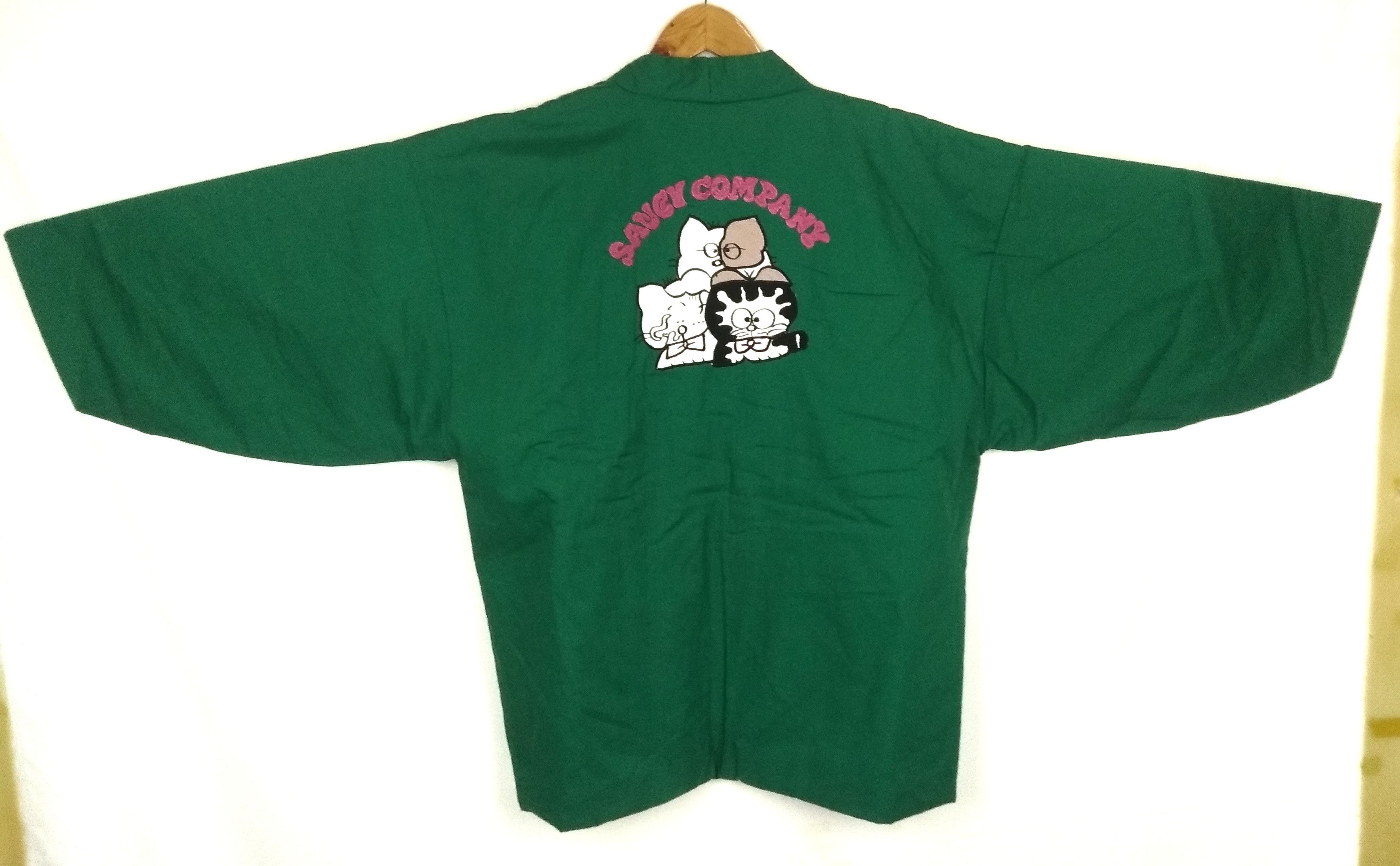 Japanese Brand × Vintage Vintage Japanese Traditional kimono cute cat Jacket Size US L / EU 52-54 / 3 - 1 Thumbnail