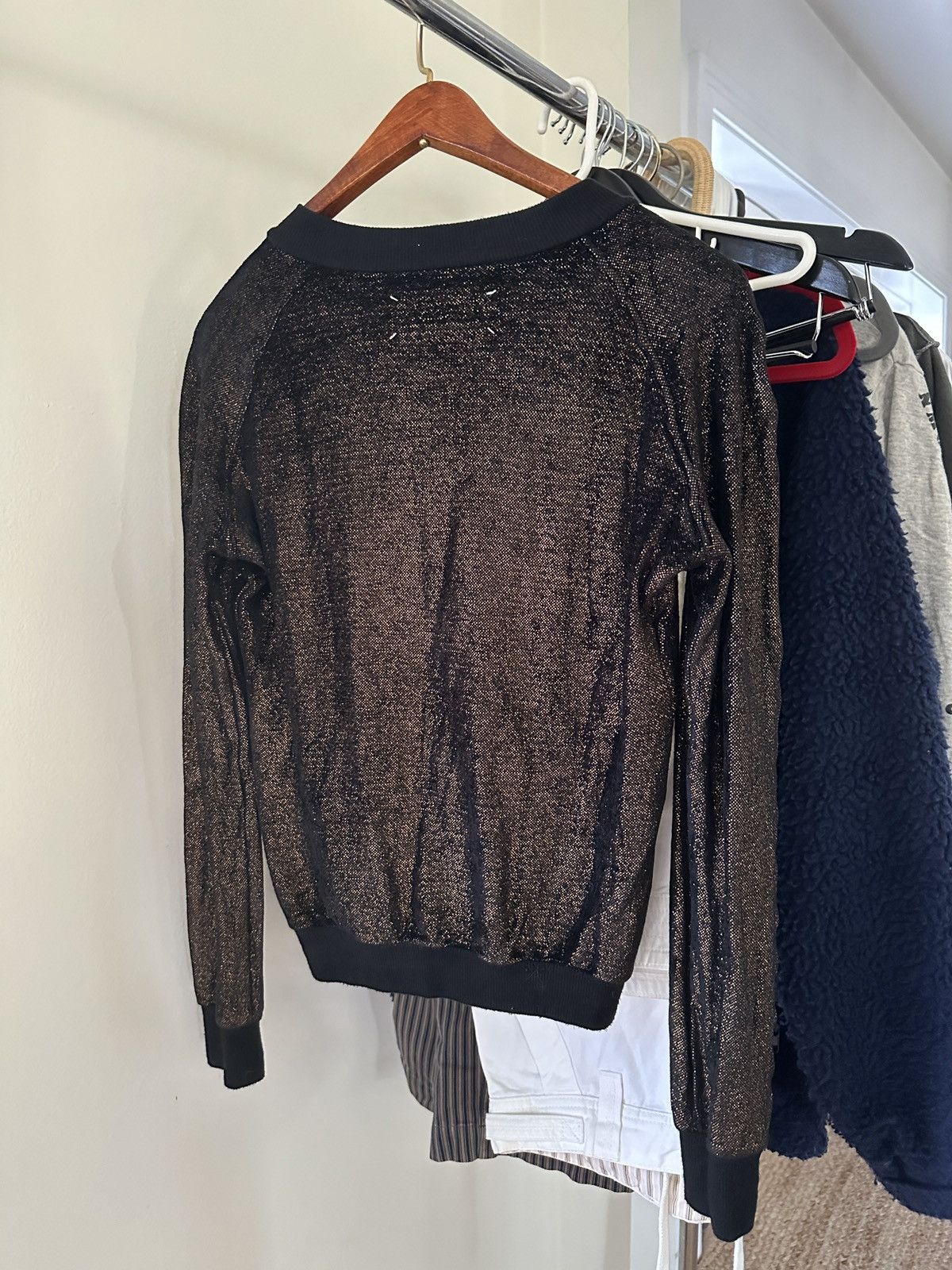 Maison Margiela AW06 Artisanal Gold Sequin Sweater Size M / US 6-8 / IT 42-44 - 5 Thumbnail