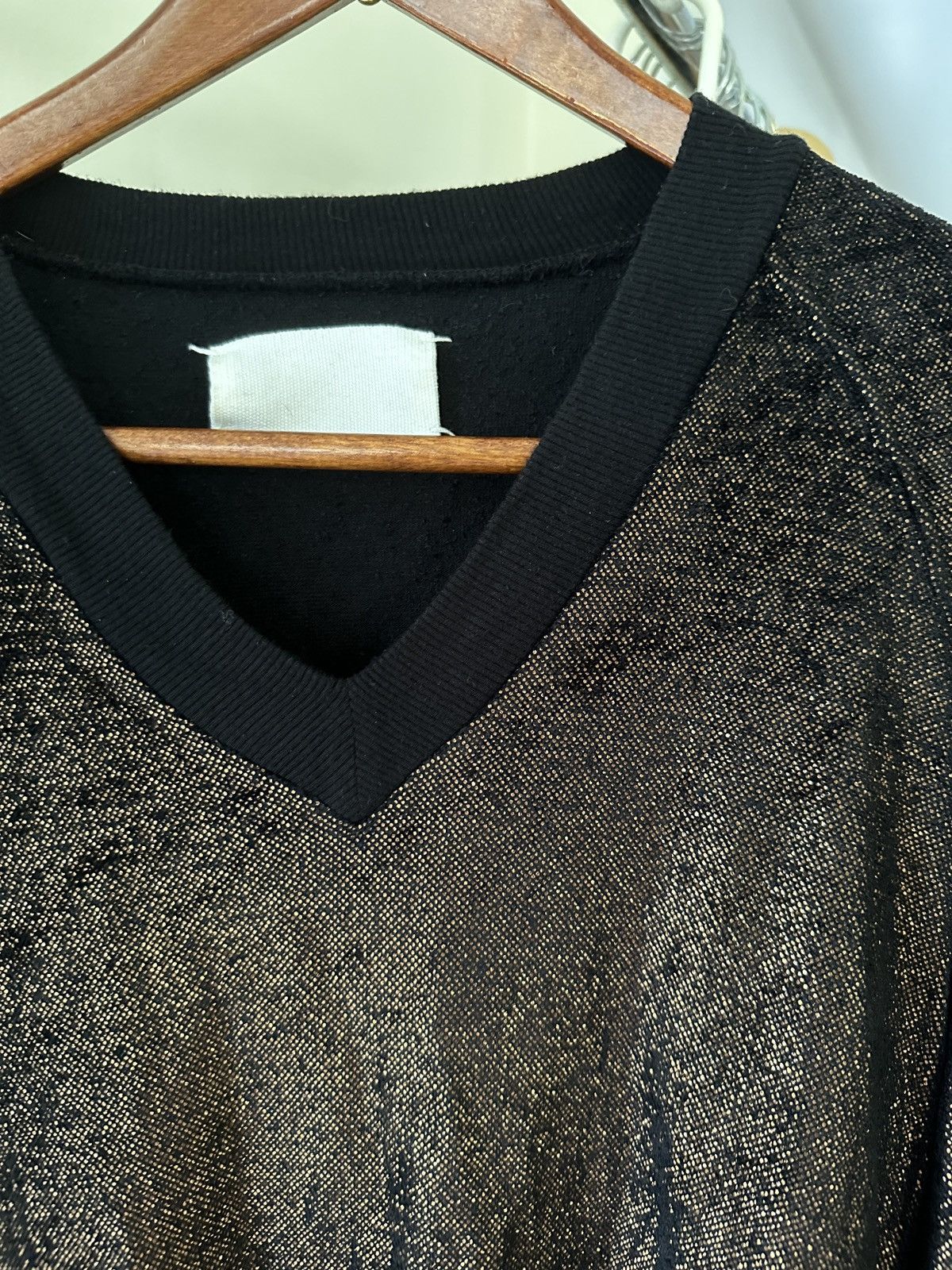 Maison Margiela AW06 Artisanal Gold Sequin Sweater Size M / US 6-8 / IT 42-44 - 2 Thumbnail