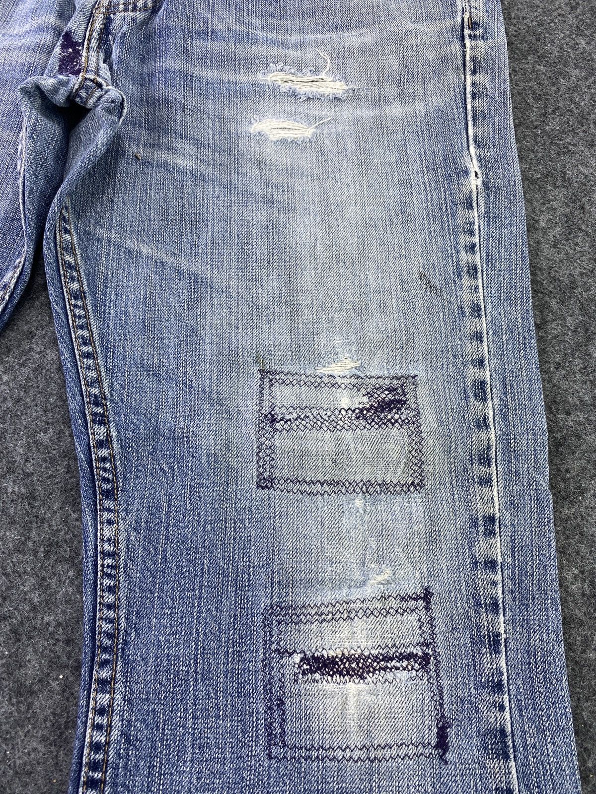 Levi's Vintage Levi's 527 Distress Blue wash Jeans - J560 Size US 35 - 9 Thumbnail