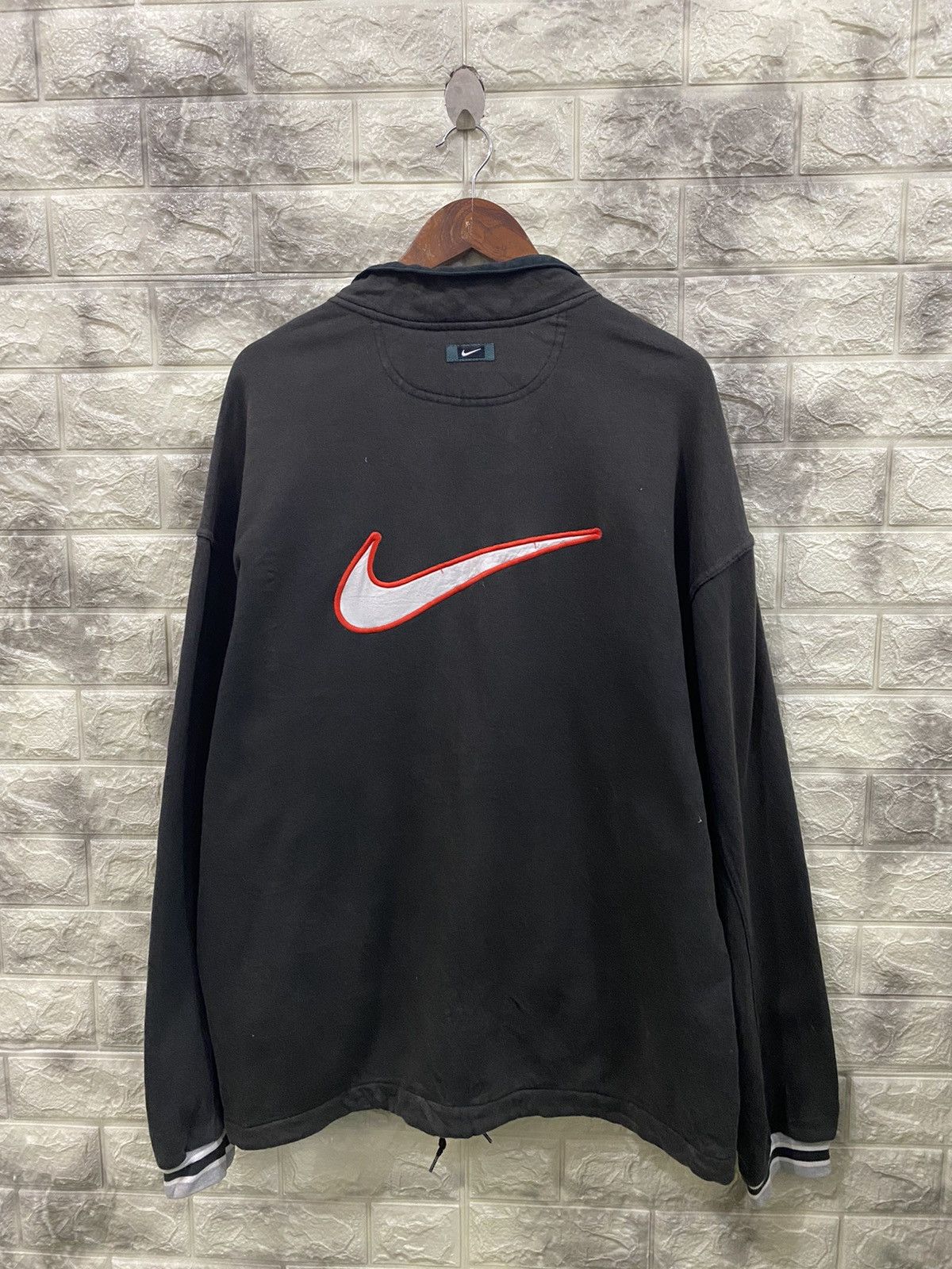 Nike × Vintage Vintage Nike Big Logo Sweater Size US L / EU 52-54 / 3 - 2 Thumbnail