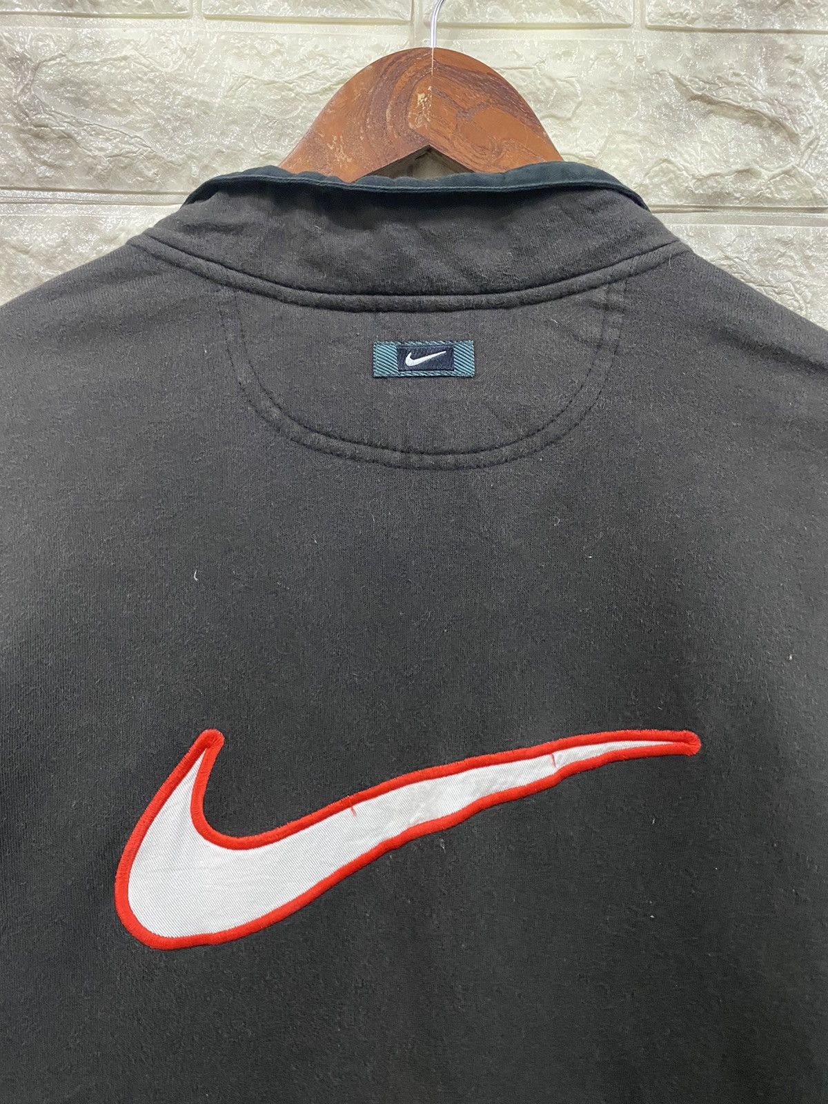 Nike × Vintage Vintage Nike Big Logo Sweater Size US L / EU 52-54 / 3 - 6 Thumbnail