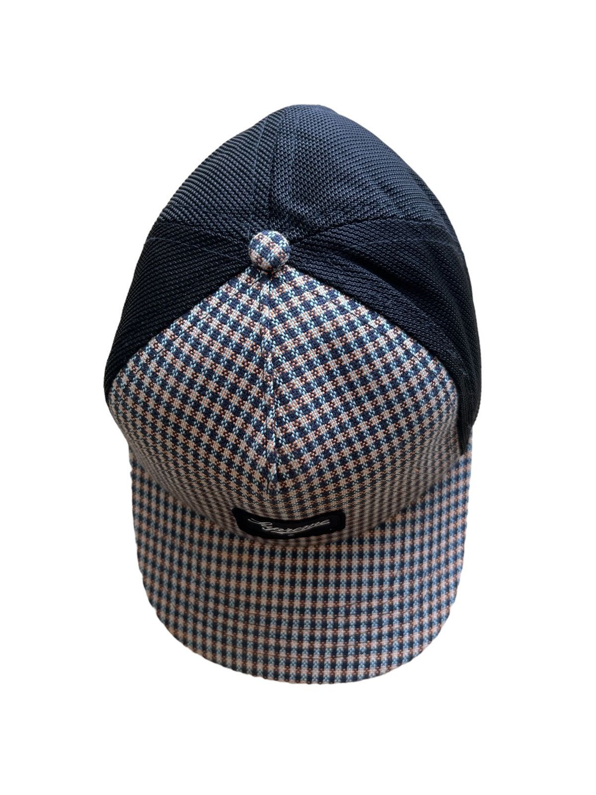Supreme OG Supreme ™️ Logo 🇺🇸 Herringbone Gingham Trucker Hat Cap Size ONE SIZE - 3 Thumbnail