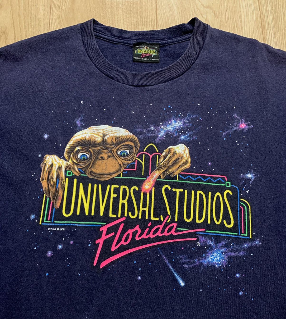 Universal Studios × Vintage Vintage 1982 Universal Studios Extra-Terrestrial T-Shirt Size US L / EU 52-54 / 3 - 3 Thumbnail