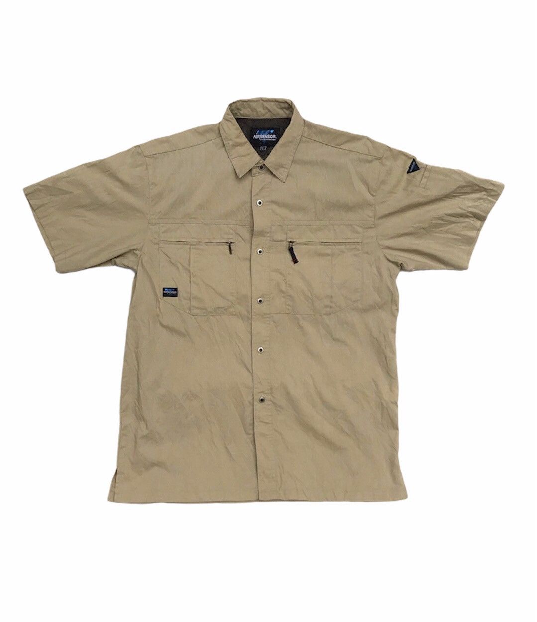 Japanese Brand 🔥Air Sensor Kurodamura Short Sleeve Button Shirt Size US L / EU 52-54 / 3 - 1 Thumbnail