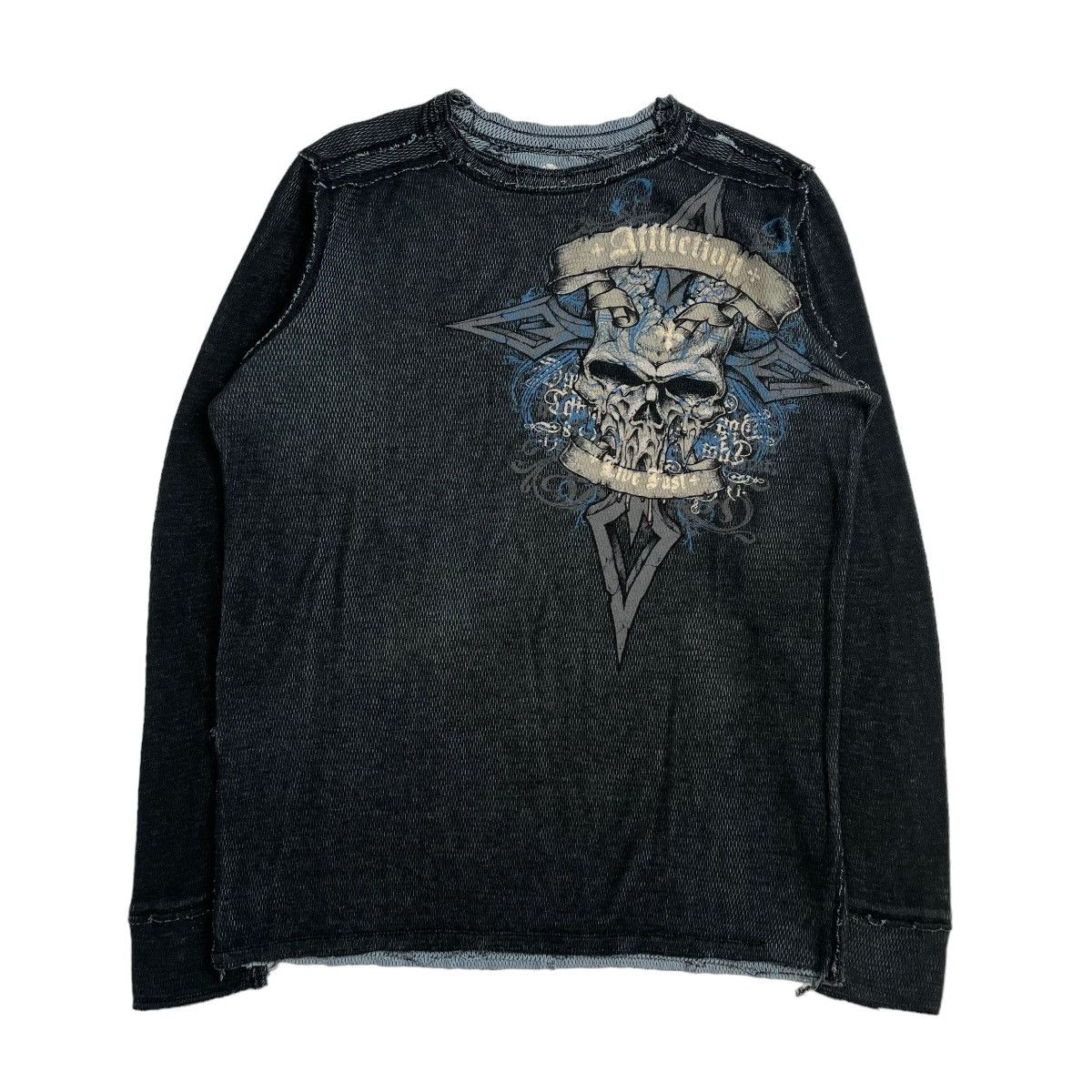 Affliction × Streetwear × Vintage RARE Affliction Cross Distressed ...