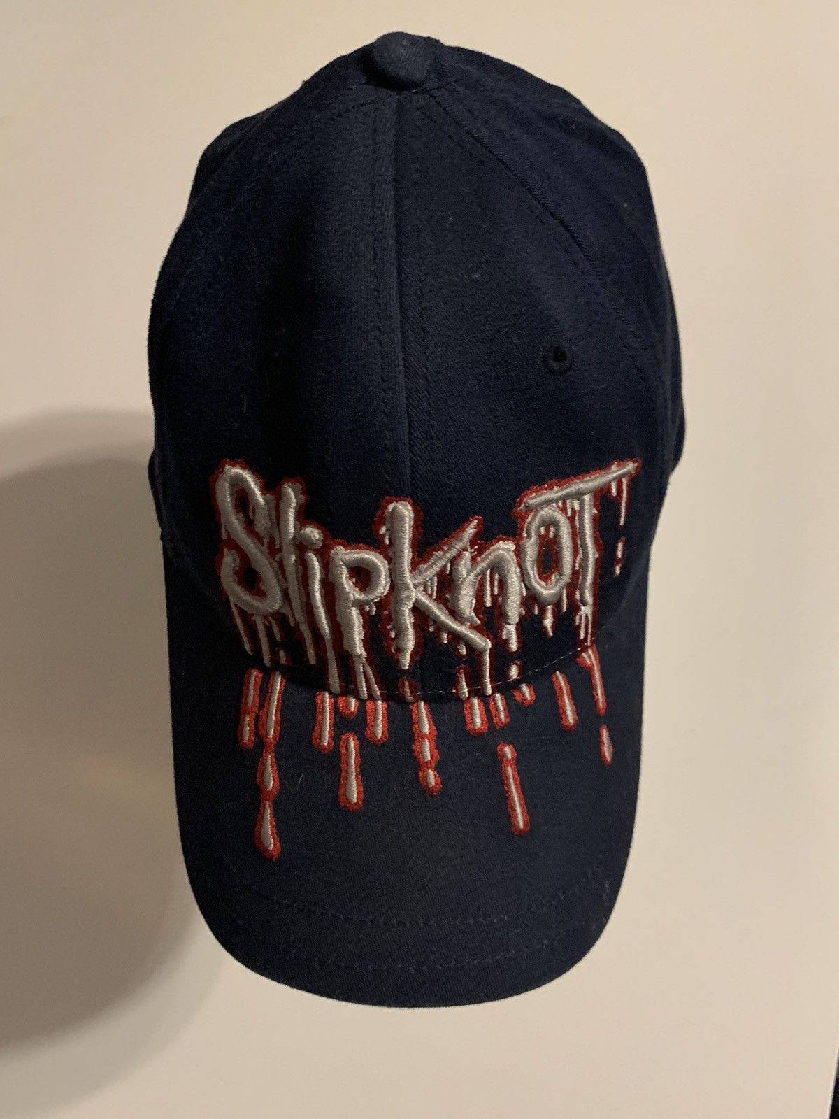 Slipknot × Vintage Extremely rare 2002 Slipknot blue cap Size 36 - 2 Thumbnail