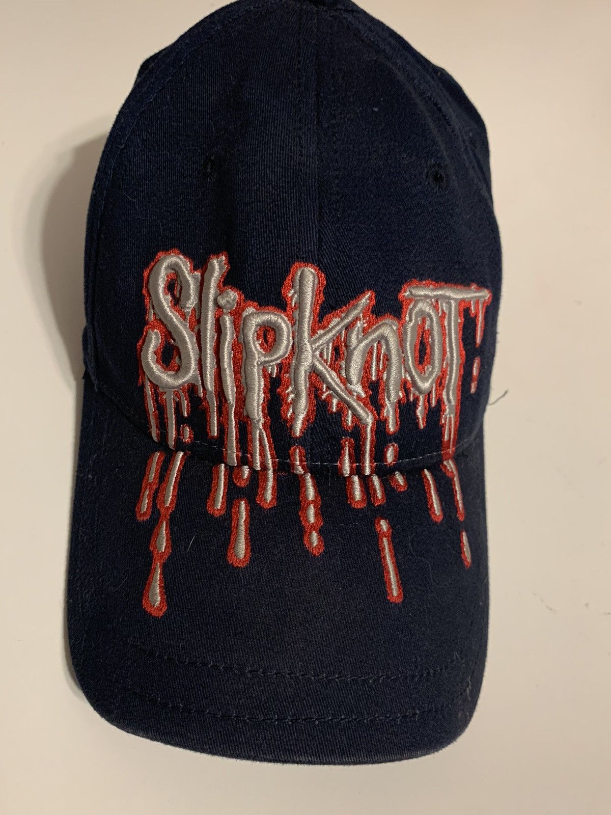 SLIPKNOT スリップノット 90s 帽子 Cap ビンテージ SLIPKNOT スリップノット EMBROIDERED LOGO/TRUCKER CAP