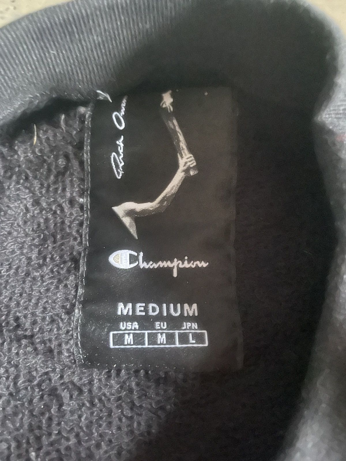 Rick Owens Rick Owens x Champion SS20 Sweatshirt Size US M / EU 48-50 / 2 - 3 Thumbnail