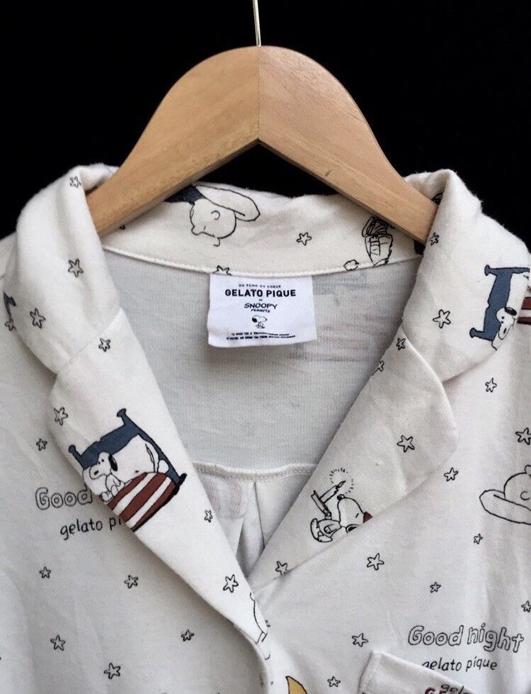 🔥Gelato Pique Snoopy Peanuts Sleep Shirts