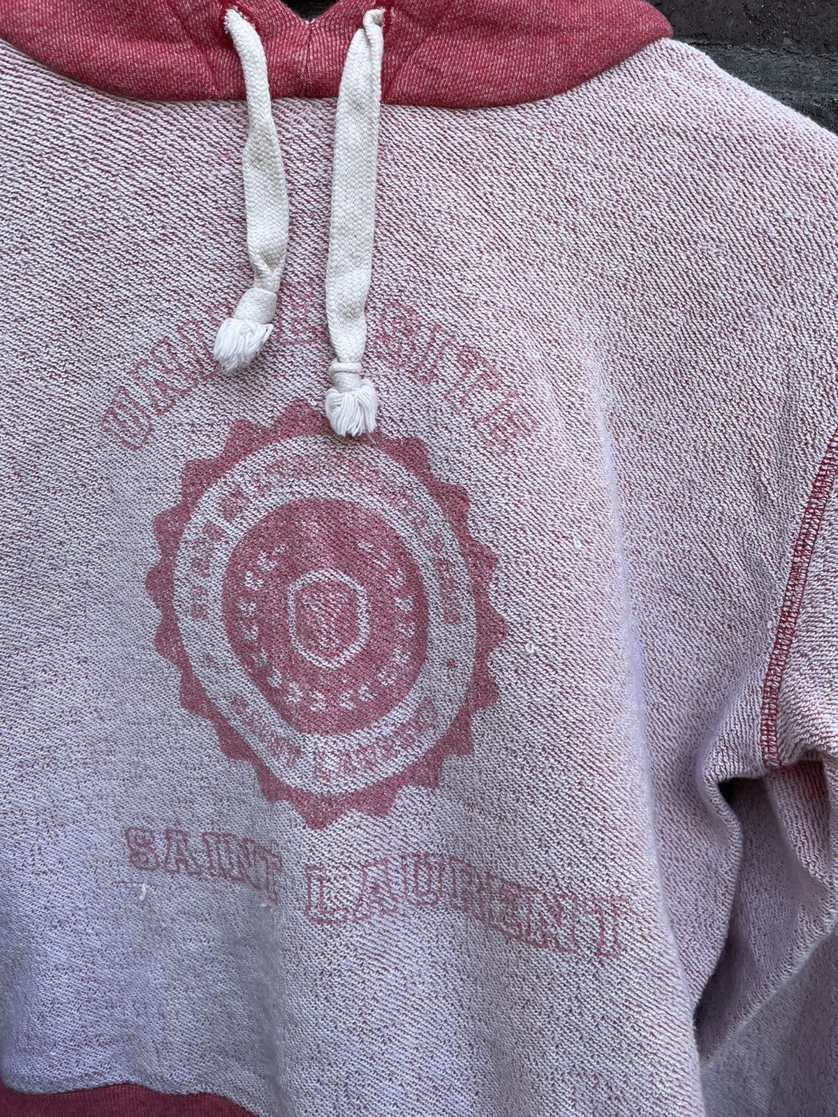 Saint Laurent Paris Light Pink ‘Saint Laurent Universite’ Inside Out Hoodie Size US XS / EU 42 / 0 - 2 Thumbnail