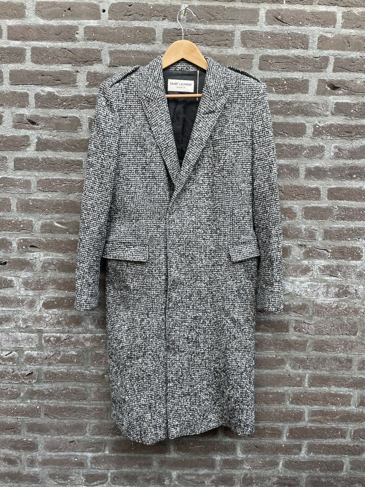 Saint Laurent Paris FW13 Boucle Tweed Coat Sample Size US S / EU 44-46 / 1 - 1 Thumbnail