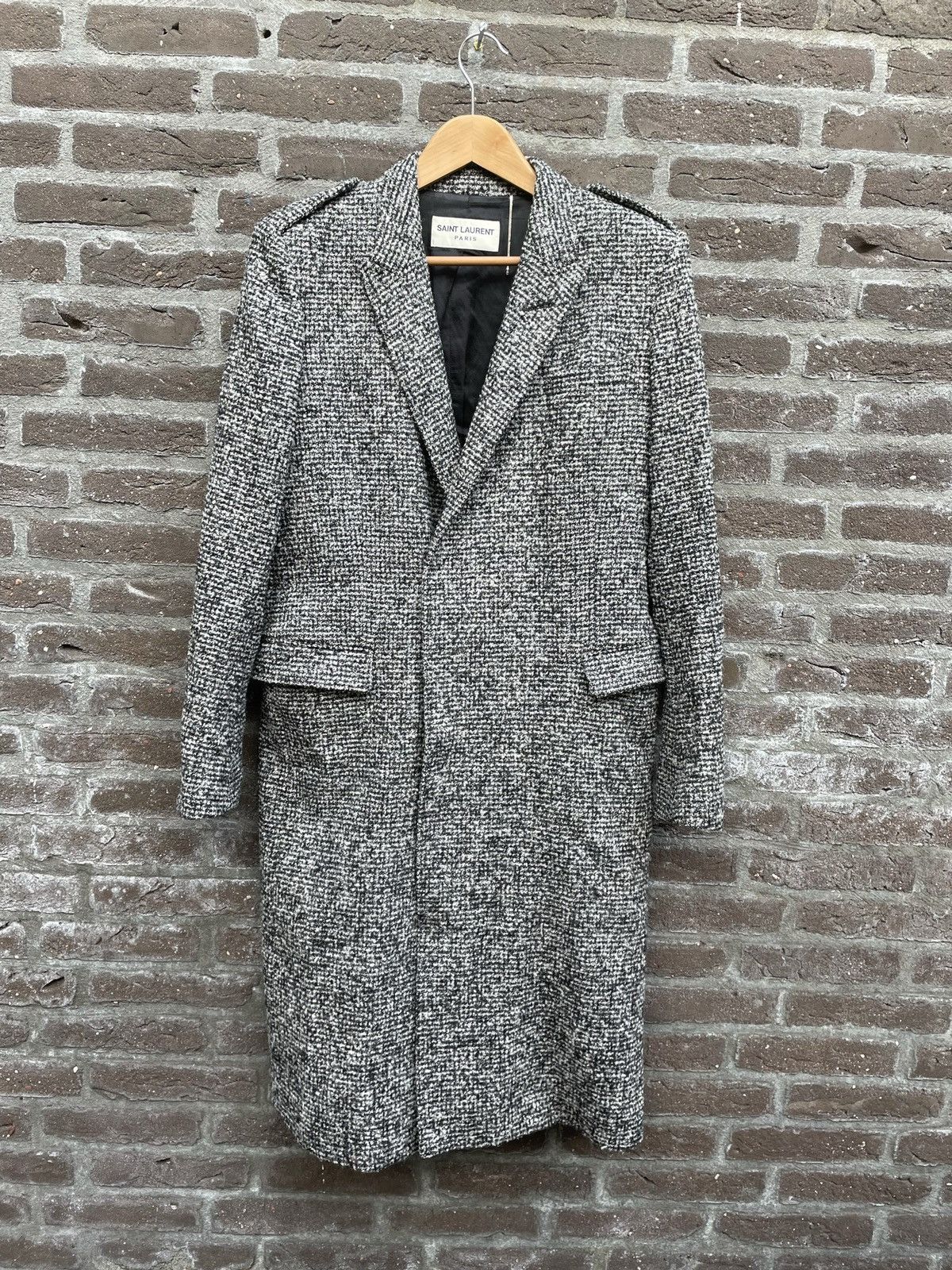 Saint Laurent Paris FW13 Boucle Tweed Coat Sample Size US S / EU 44-46 / 1 - 2 Thumbnail