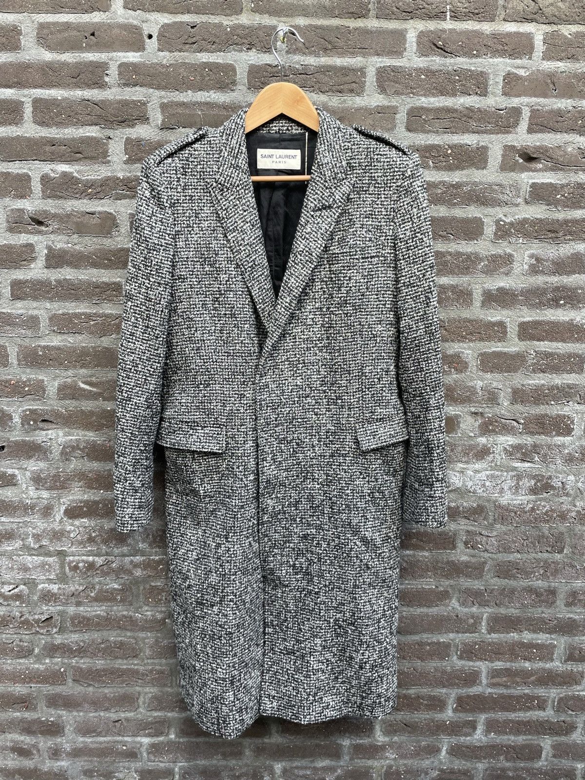 Saint Laurent Paris FW13 Boucle Tweed Coat Sample Size US S / EU 44-46 / 1 - 10 Thumbnail