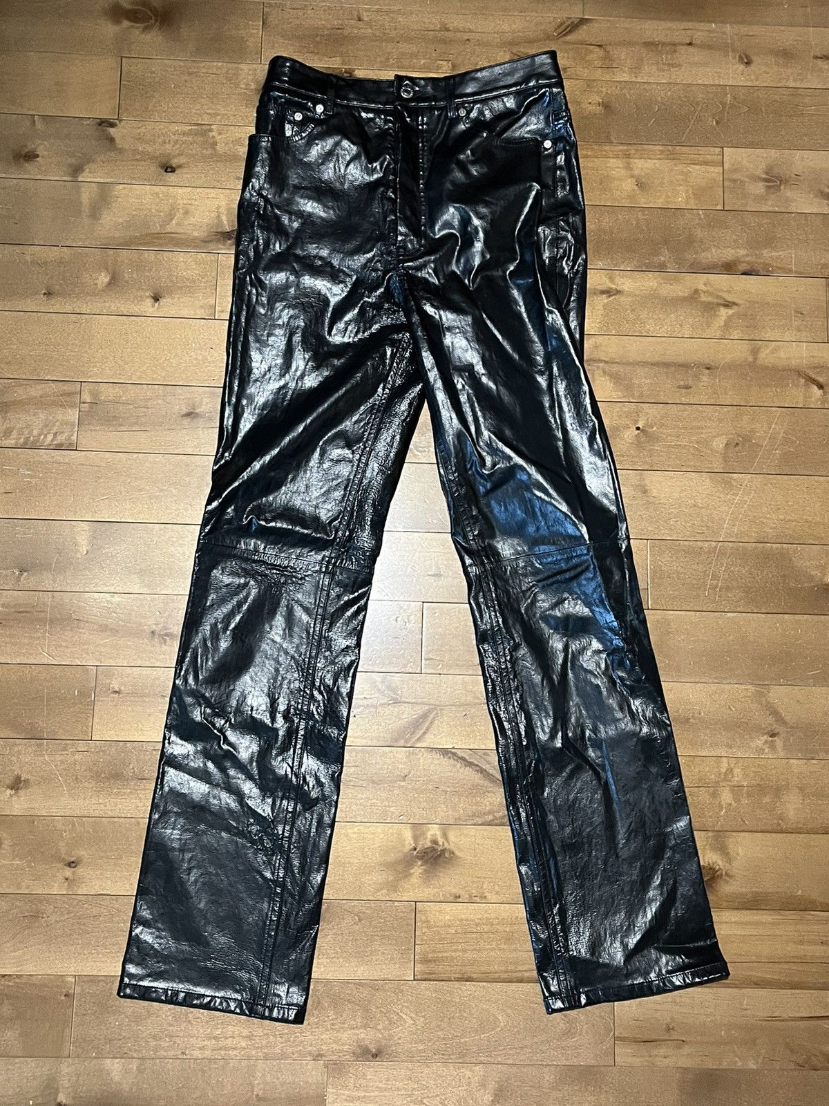 Helmut Lang 1997 Leather Pants | Grailed