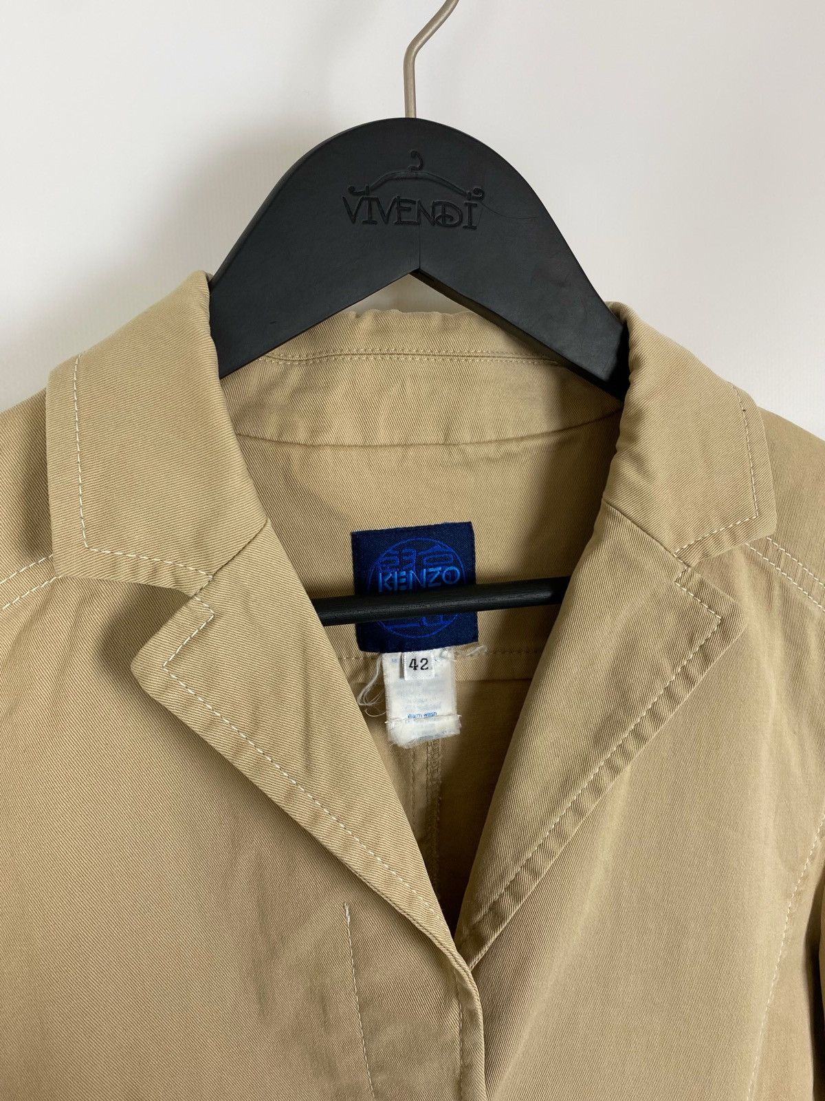 Kenzo Vintage Kenzo Jeans Embroidery Logo Women’s Blazer Size 42 Size M / US 6-8 / IT 42-44 - 5 Thumbnail