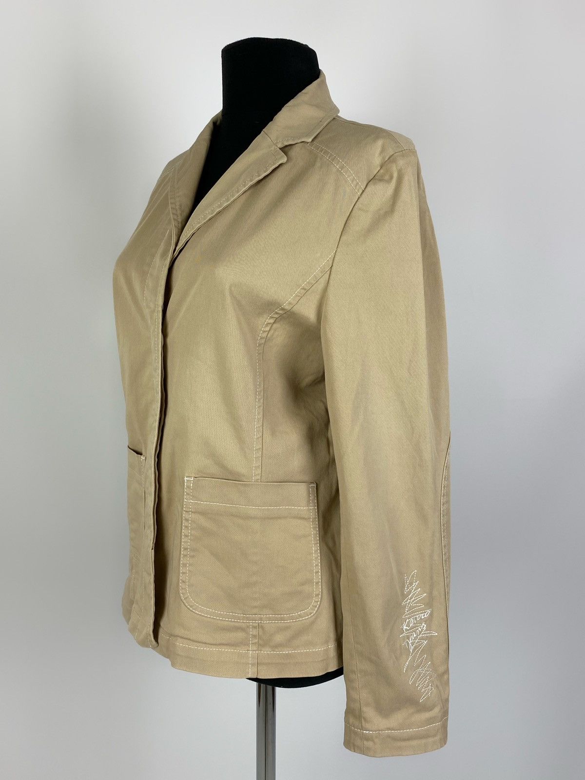 Kenzo Vintage Kenzo Jeans Embroidery Logo Women’s Blazer Size 42 Size M / US 6-8 / IT 42-44 - 2 Thumbnail