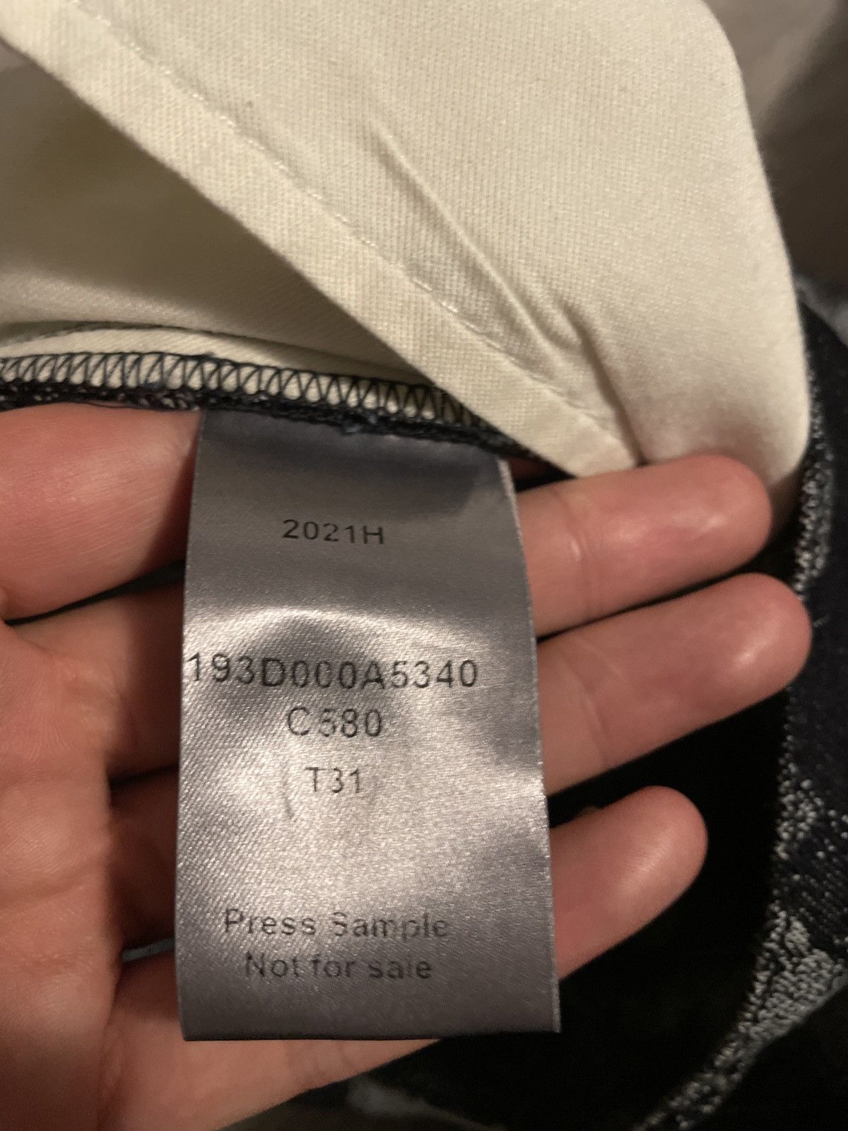 Dior Peter Doig Camo Cuffed Jeans Size US 31 - 19 Thumbnail