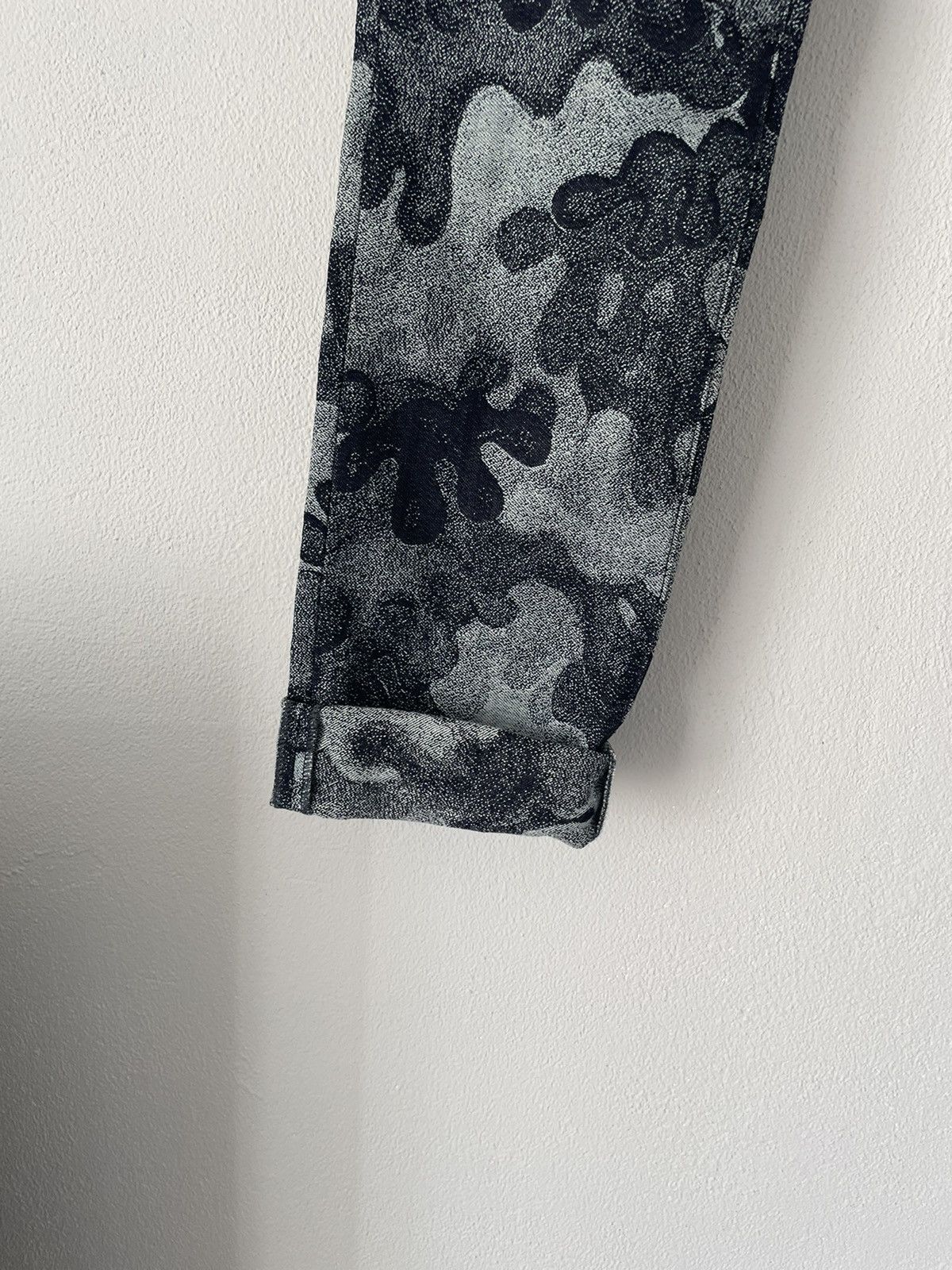 Dior Peter Doig Camo Cuffed Jeans Size US 31 - 7 Thumbnail