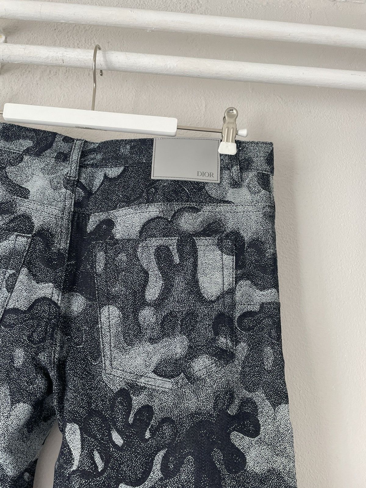 Dior Peter Doig Camo Cuffed Jeans Size US 31 - 13 Thumbnail