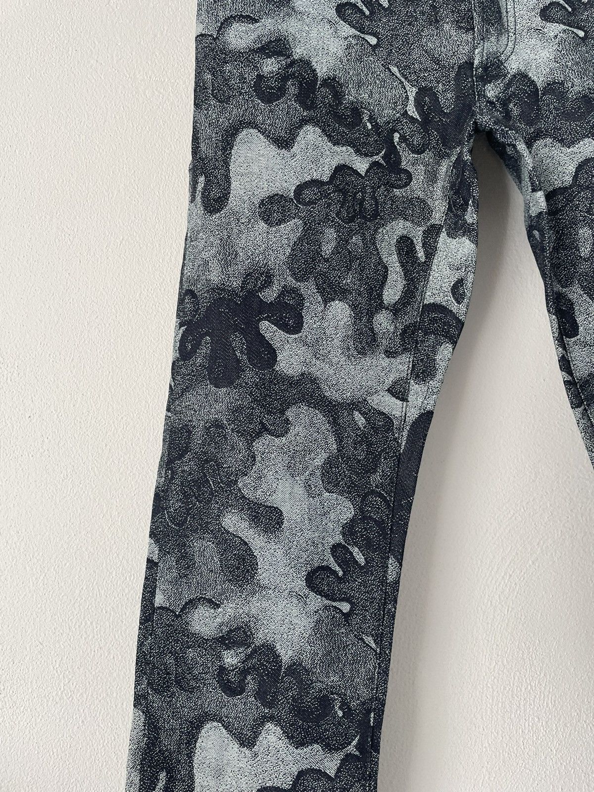 Dior Peter Doig Camo Cuffed Jeans Size US 31 - 6 Thumbnail