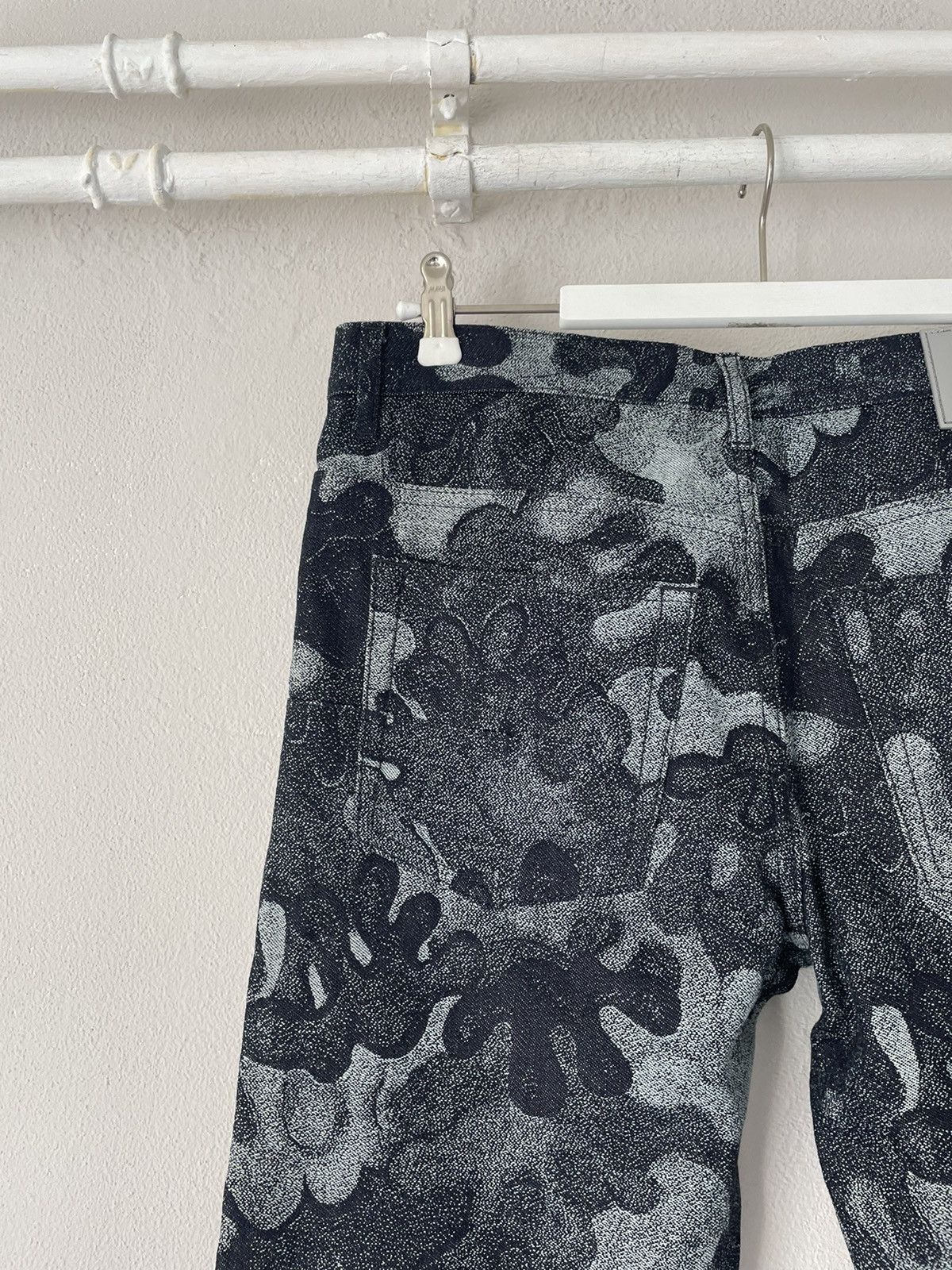 Dior Peter Doig Camo Cuffed Jeans Size US 31 - 14 Thumbnail