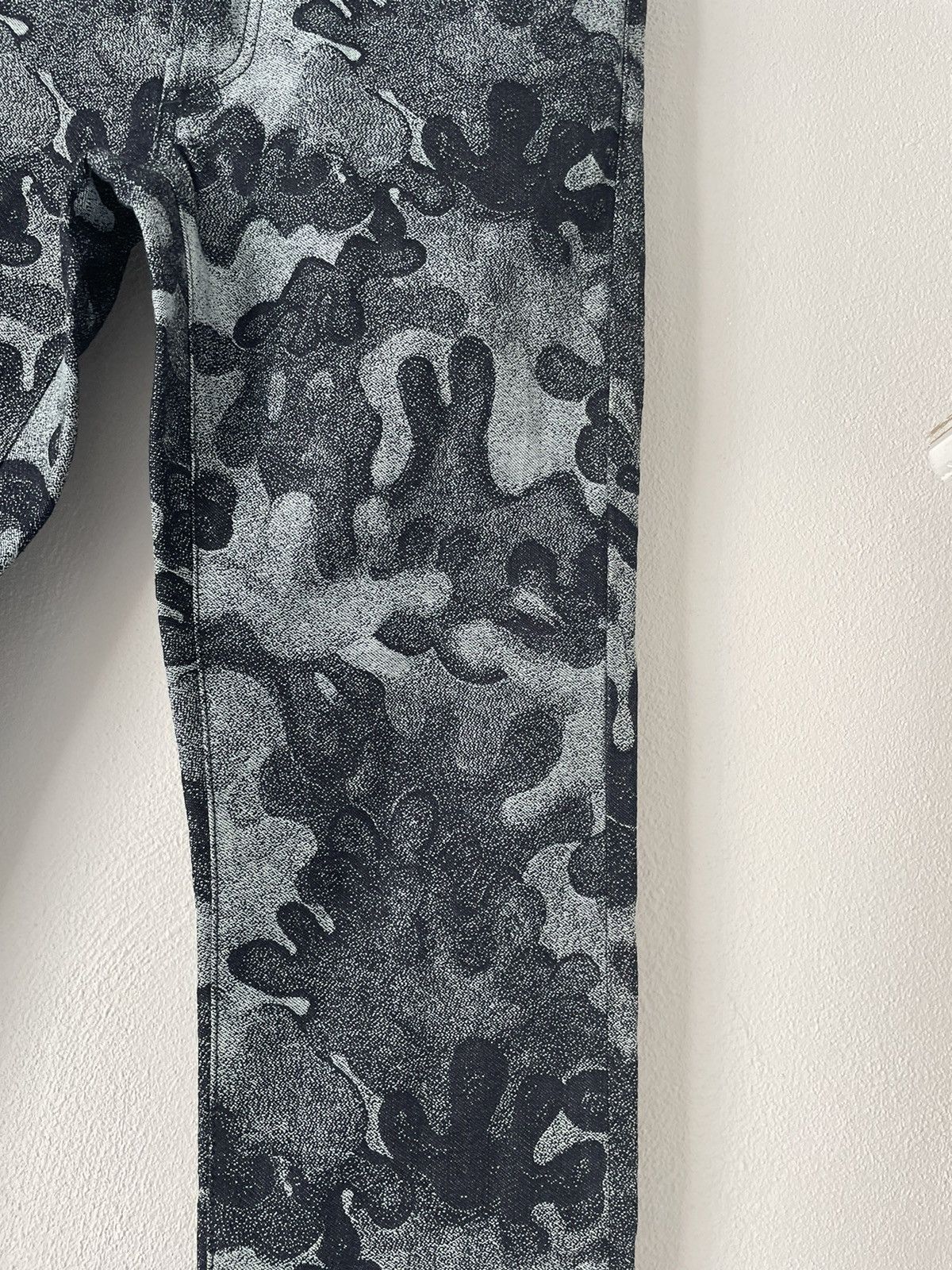 Dior Peter Doig Camo Cuffed Jeans Size US 31 - 5 Thumbnail