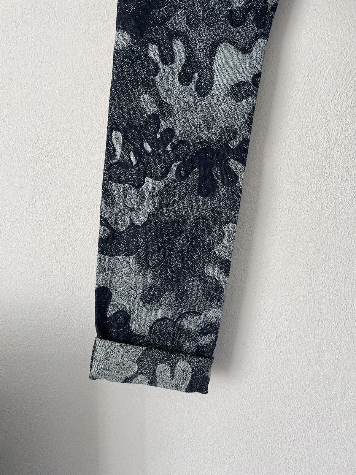 Dior Peter Doig Camo Cuffed Jeans Size US 31 - 16 Thumbnail