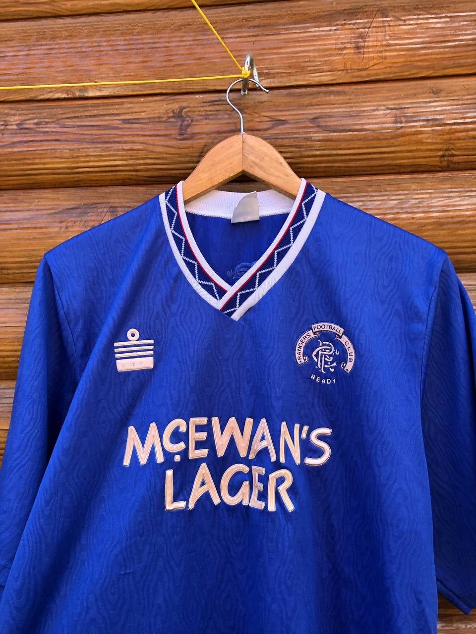Vintage RANGERS 1990 1992 HOME SHIRT FOOTBALL SOCCER JERSEY ADMIRAL Size US L / EU 52-54 / 3 - 2 Thumbnail
