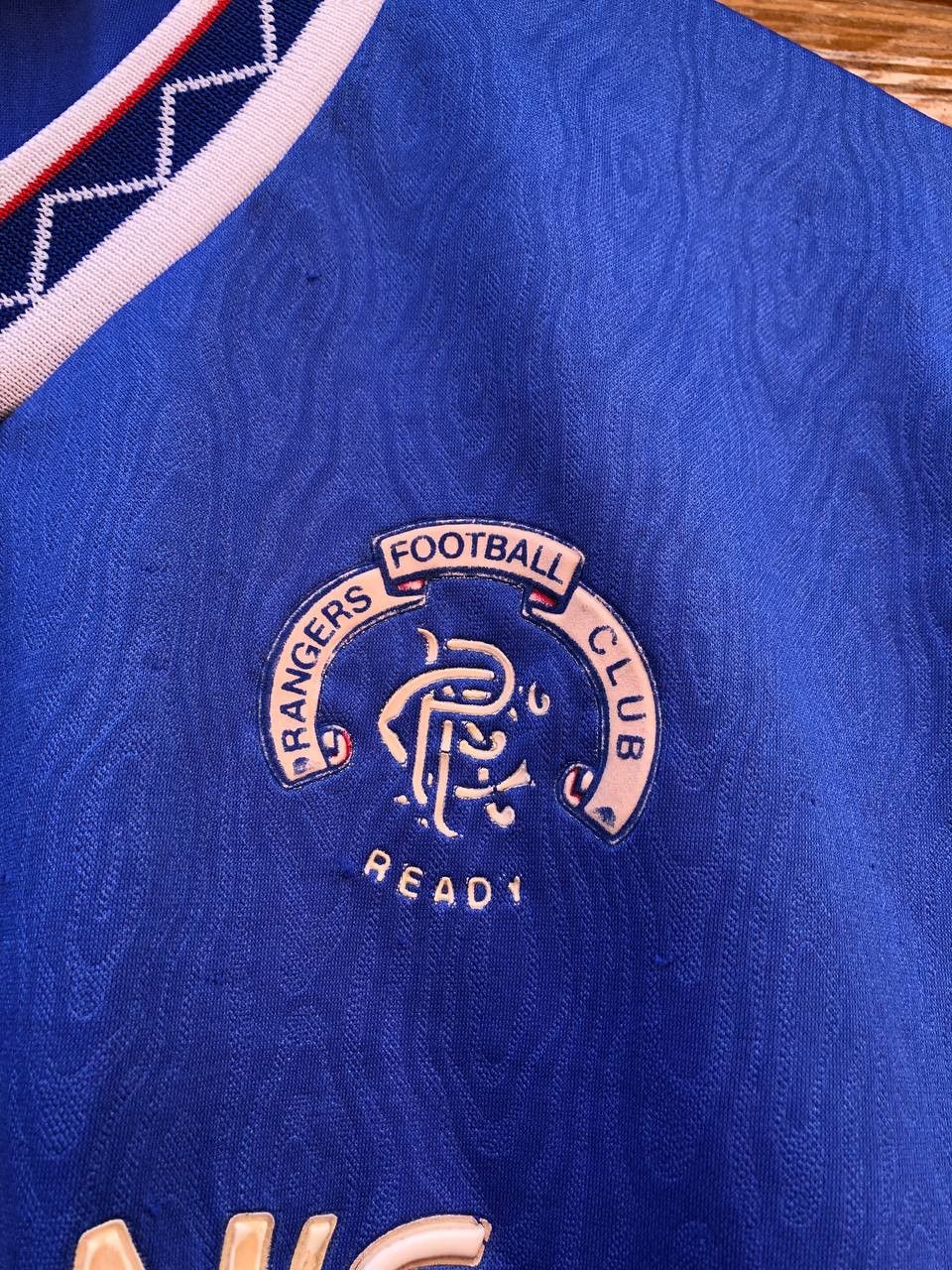 Vintage RANGERS 1990 1992 HOME SHIRT FOOTBALL SOCCER JERSEY ADMIRAL Size US L / EU 52-54 / 3 - 13 Thumbnail