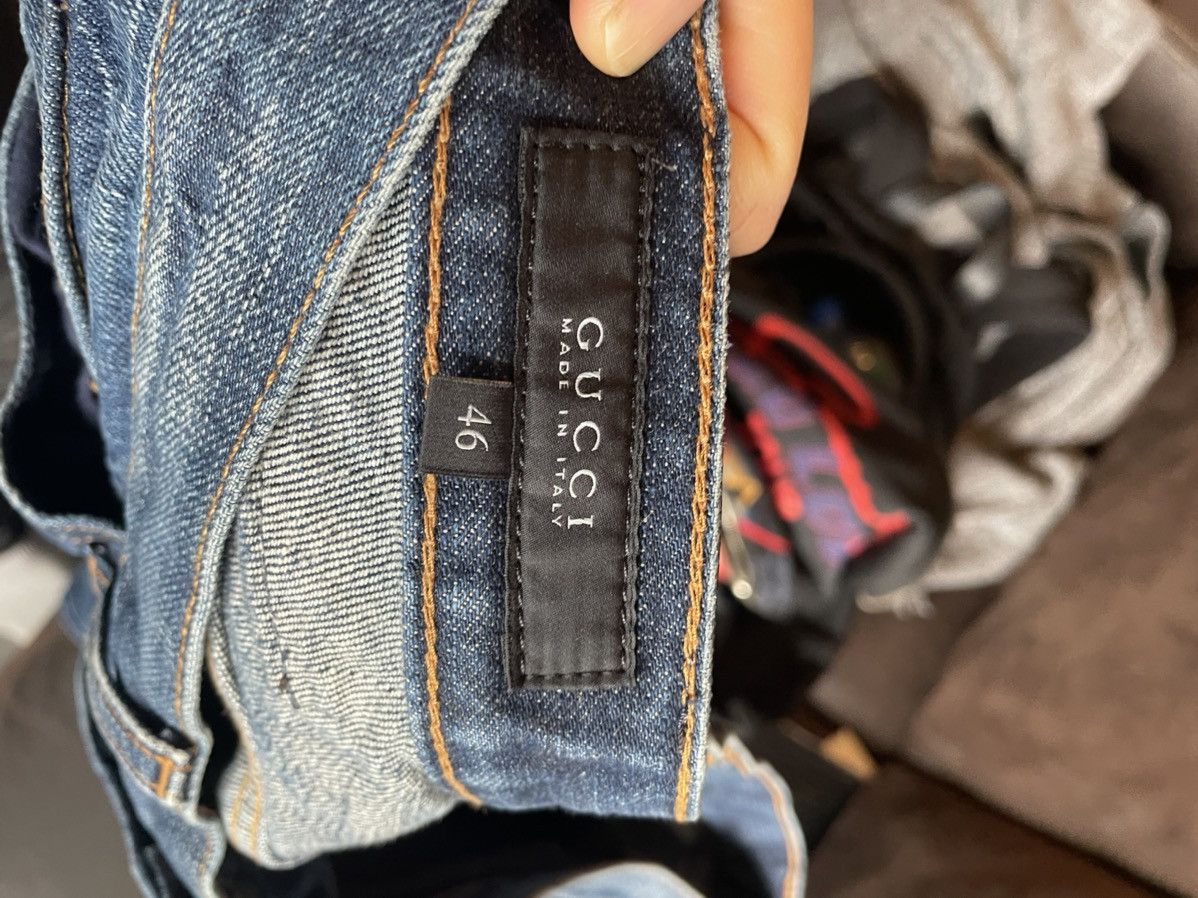 Gucci Blue Denim Jeans Size US 30 / EU 46 - 10 Thumbnail