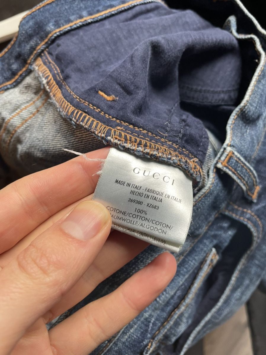 Gucci Blue Denim Jeans Size US 30 / EU 46 - 11 Thumbnail