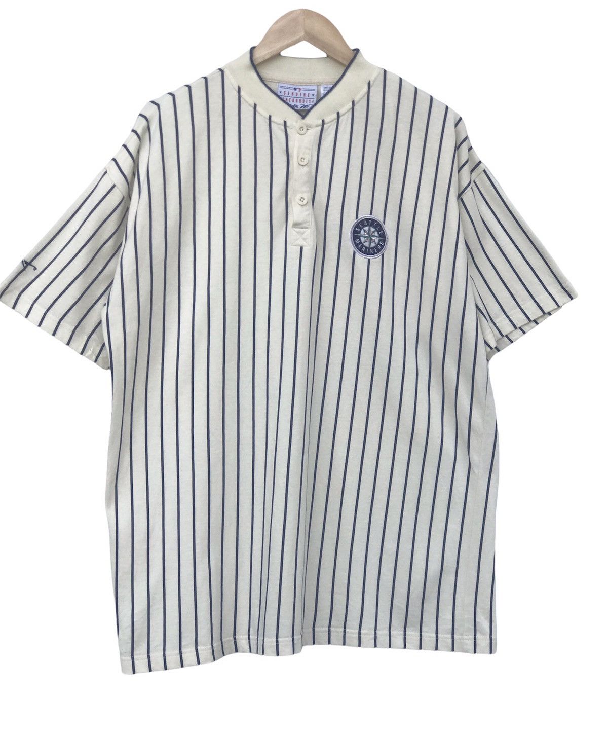 MLB × Reebok Seattle Marines Reebok T- Shirt Size US XL / EU 56 / 4 - 1 Thumbnail