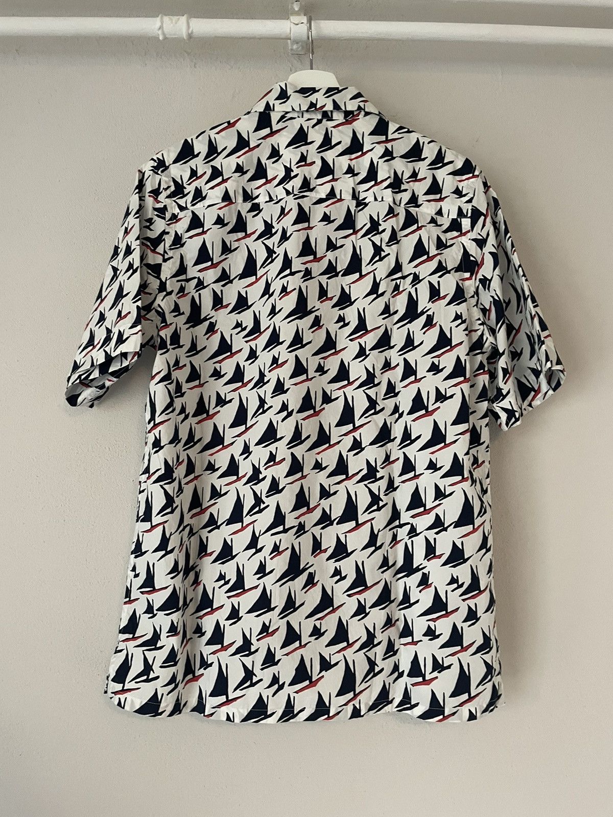 Marni Sailing Boat Print Bowling Shirt Size US M / EU 48-50 / 2 - 4 Thumbnail