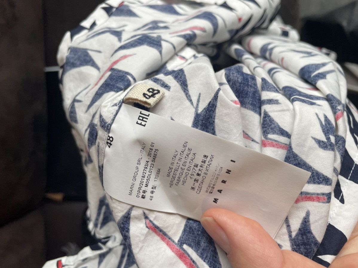 Marni Sailing Boat Print Bowling Shirt Size US M / EU 48-50 / 2 - 6 Thumbnail