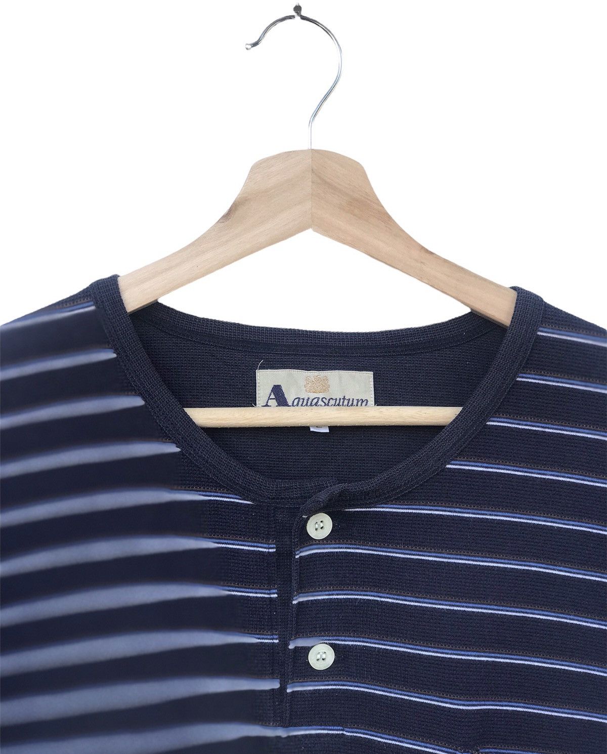 Aquascutum × Vintage Aquascumtum Stripe Single Pocket Size US XL / EU 56 / 4 - 2 Thumbnail