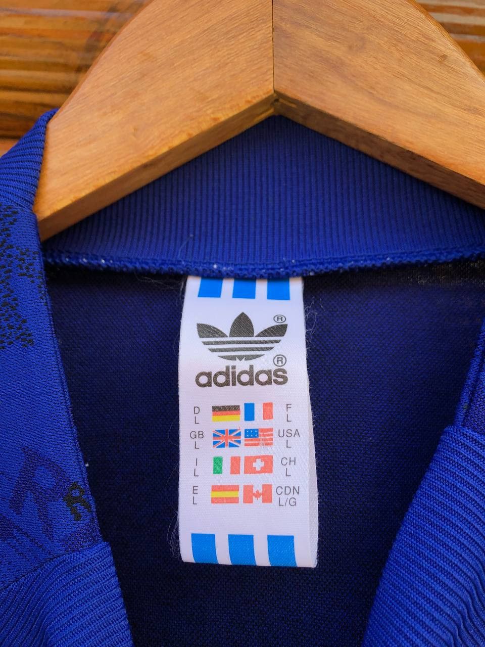 Adidas × Vintage Adidas Glasgow Rangers Football 1994 1995 1996 Jersey Shirt Size US L / EU 52-54 / 3 - 4 Thumbnail