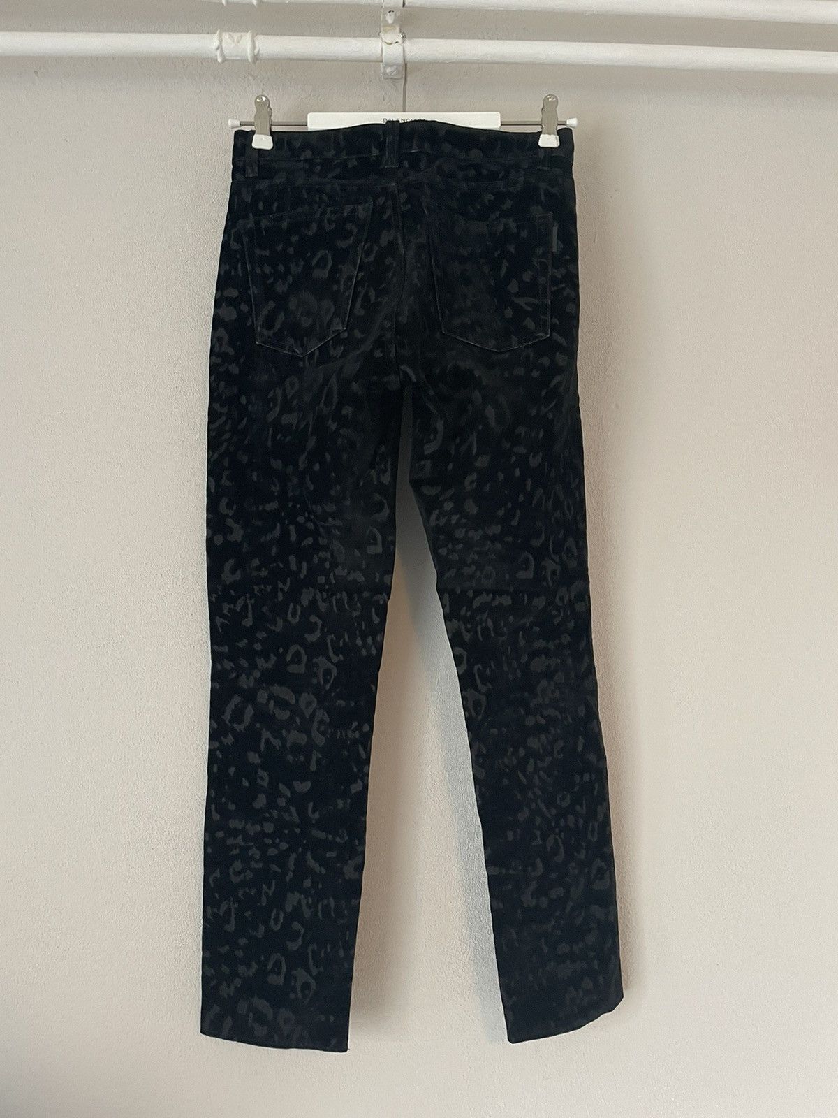 Saint Laurent Paris SS13 Babycat Print Velvet Jeans Size US 26 / EU 42 - 3 Thumbnail