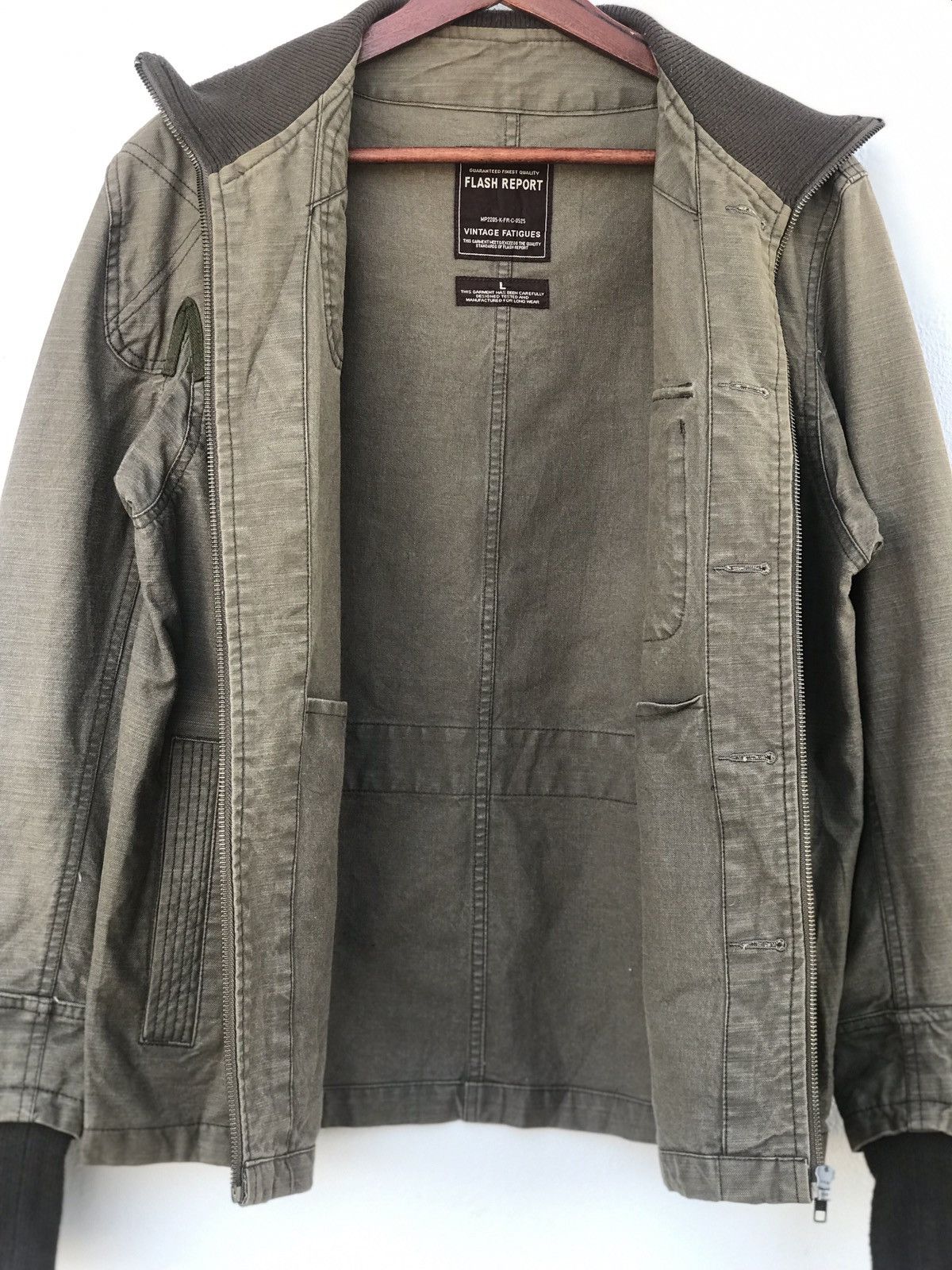 Japanese Brand Jacket Zipper Double Elbow Size US M / EU 48-50 / 2 - 2 Thumbnail