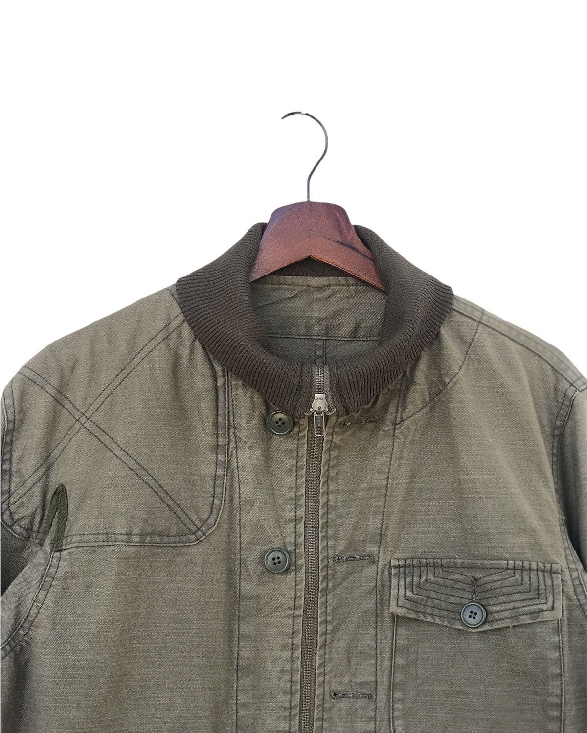 Japanese Brand Jacket Zipper Double Elbow Size US M / EU 48-50 / 2 - 3 Thumbnail
